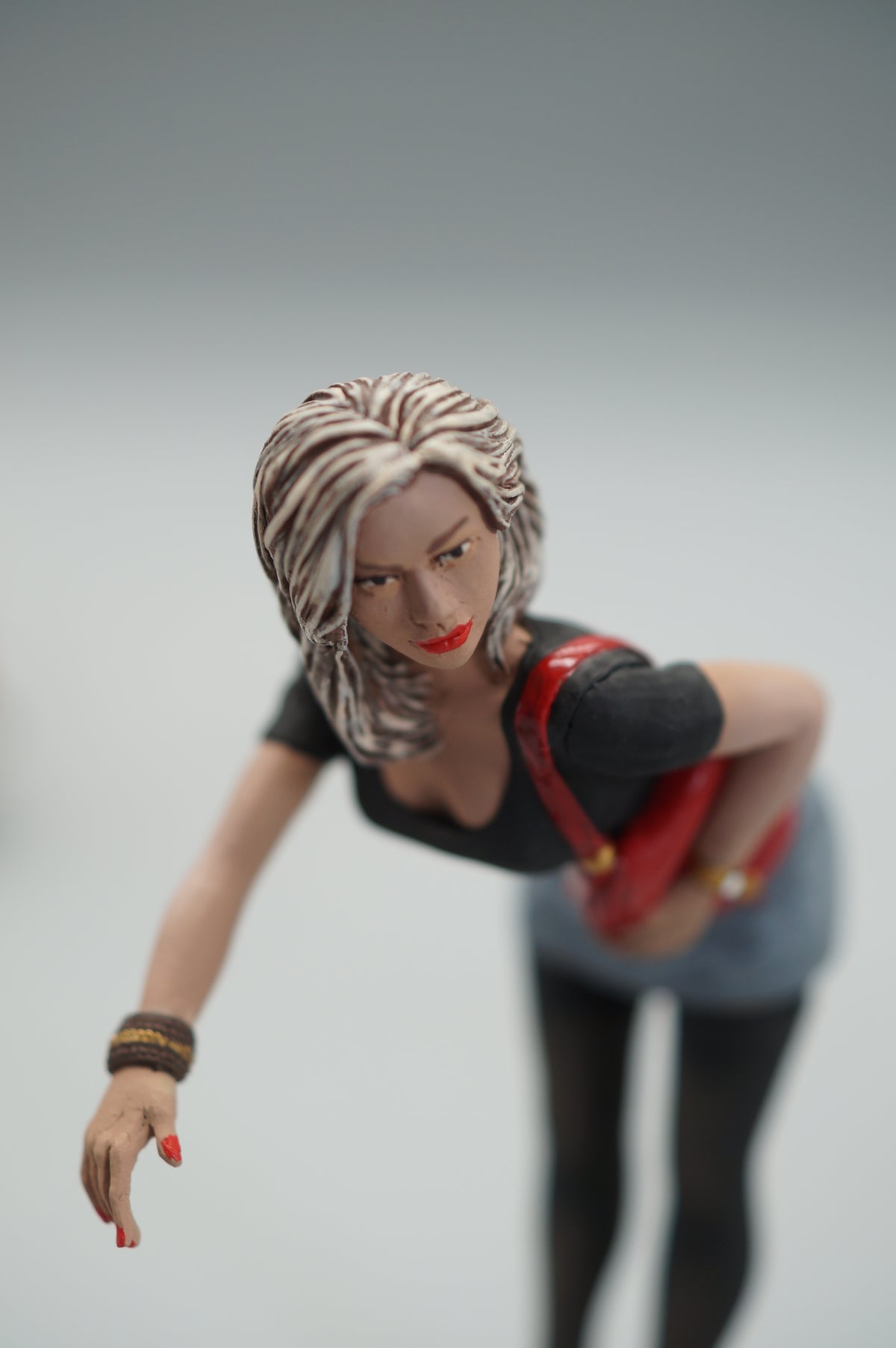 1/18 Short Dress Girl by SF Scale Figures - Handmade -