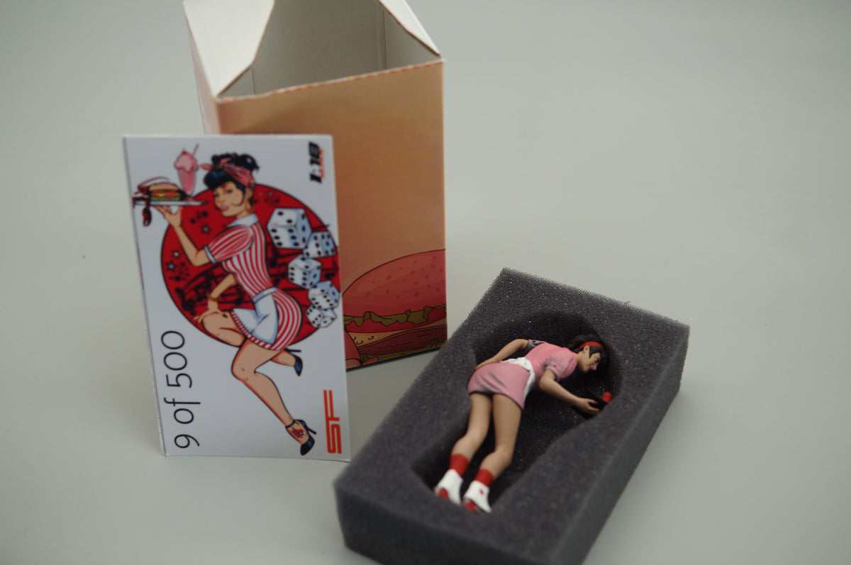 1/18 Waitress Girl by SF Scale Figures - Handcrafted