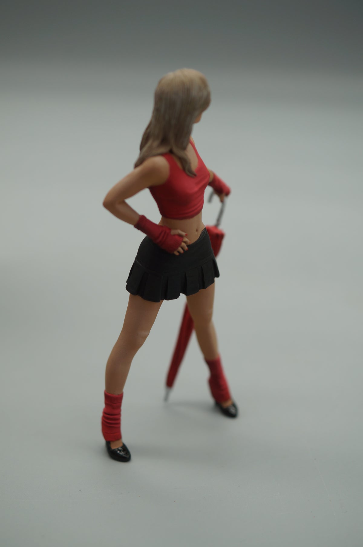 1/18 Girl Umbrella by SF Scale Figures - Handmade -