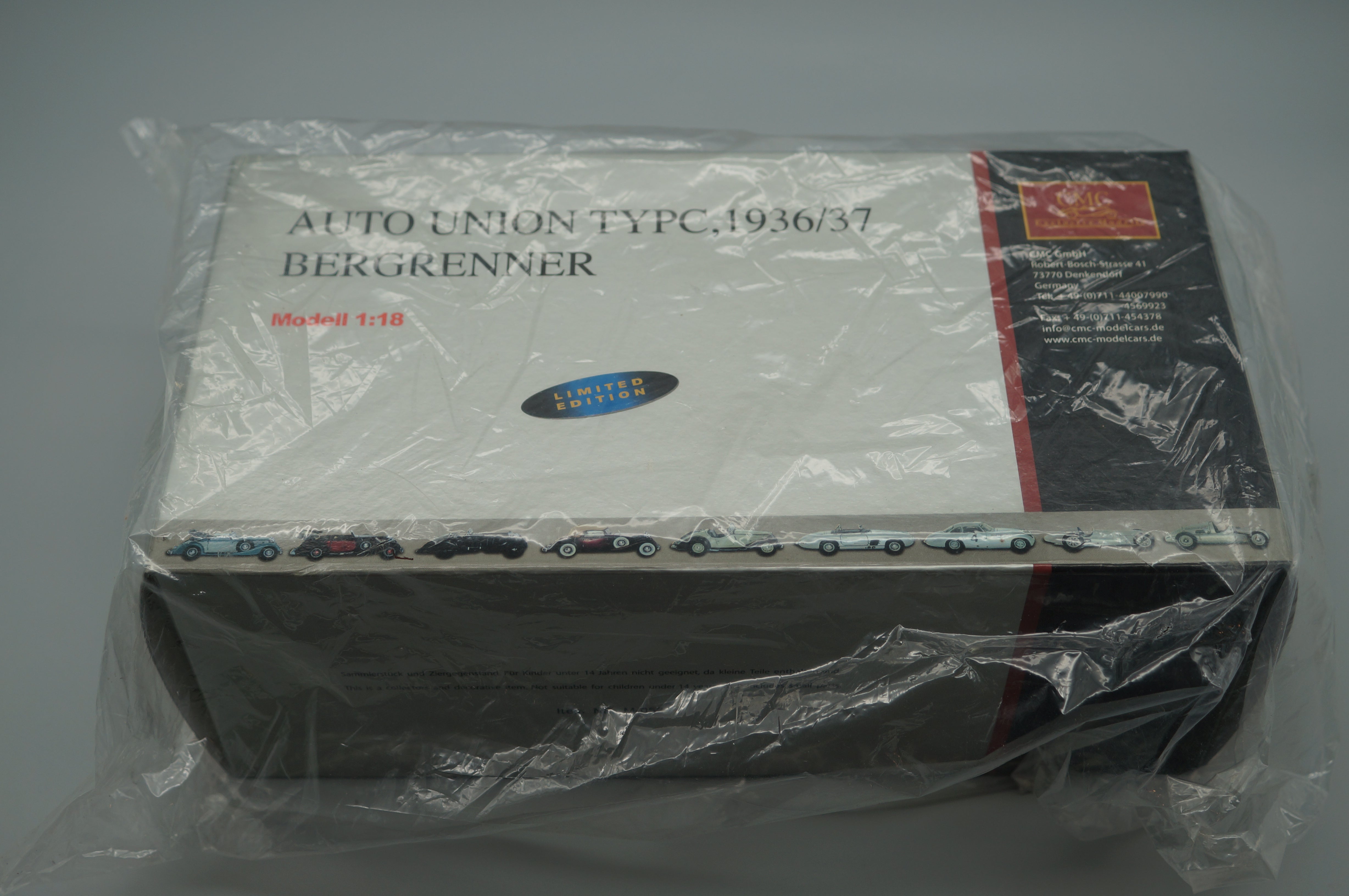 1/18 Auto Union Typ C 'Bergrenner' Bernd Rosemeyer CMC M-053