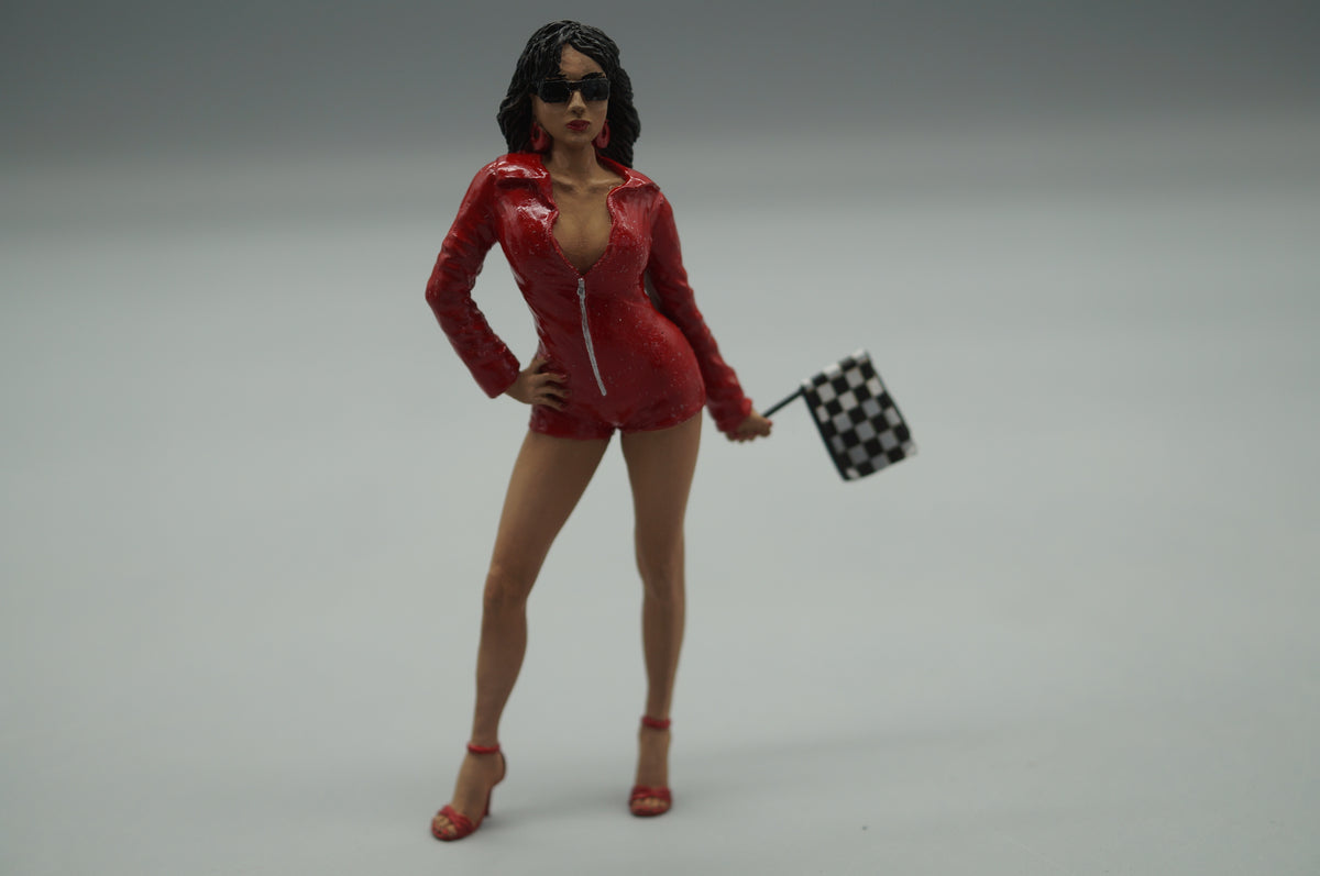 1/18 Start - Finish Girl by SF Scale Figures - Handcrafted -