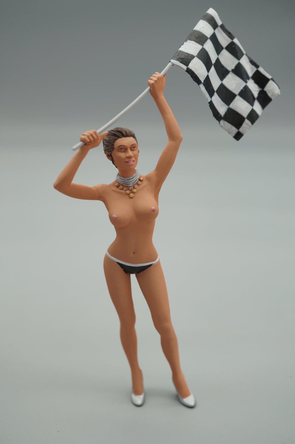 1/18 Start-Finish Girl naked von SF Scale Figures - Handarbeit -