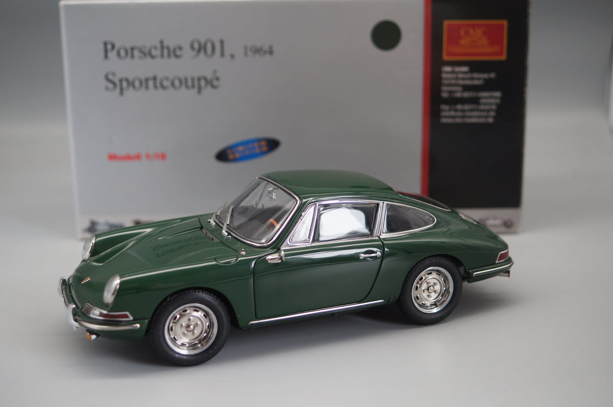1/18 Porsche 901 Coupe irischgrün #2340/5000 CMC M-067B -pre-owned -MH324