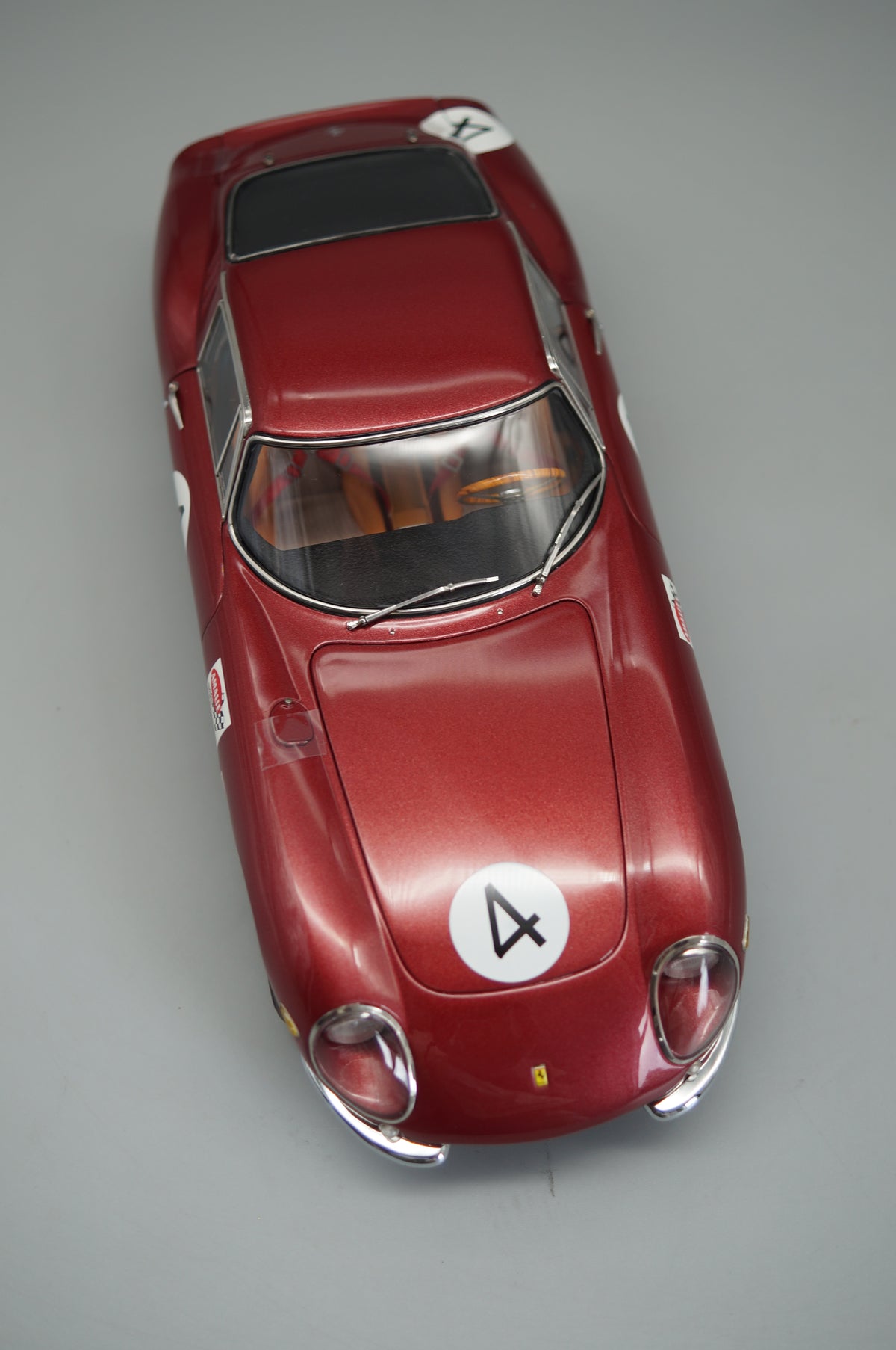 1/18 Ferrari 275 GTB/C #4 Pedro Rodriguez Chassis 09063 von 1966 rubinrot #0756/1000 CMC M-213 -pre-owned MH327