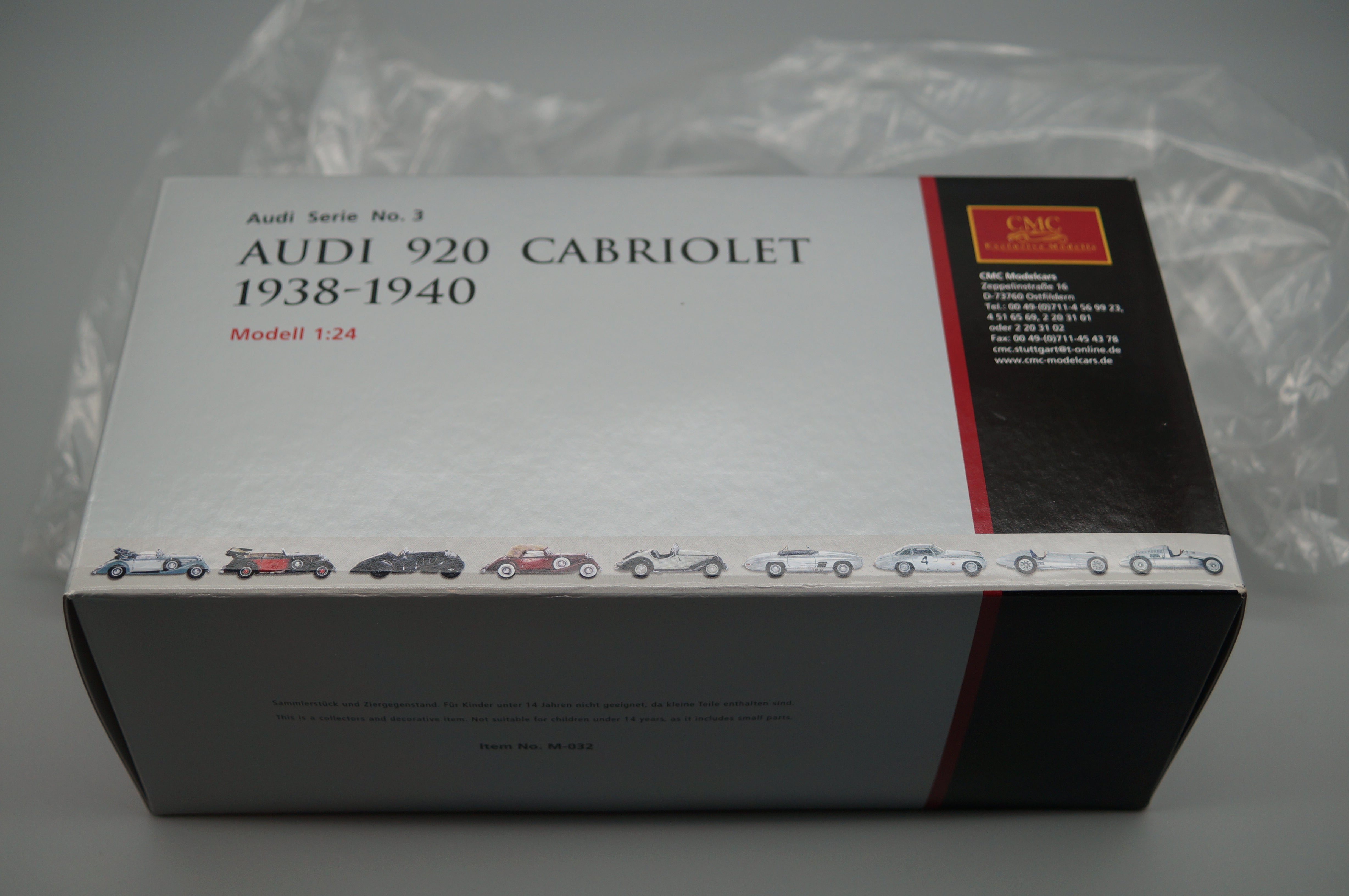 1/24 Audi 920 Cabriolet braun CMC M-032 NEU