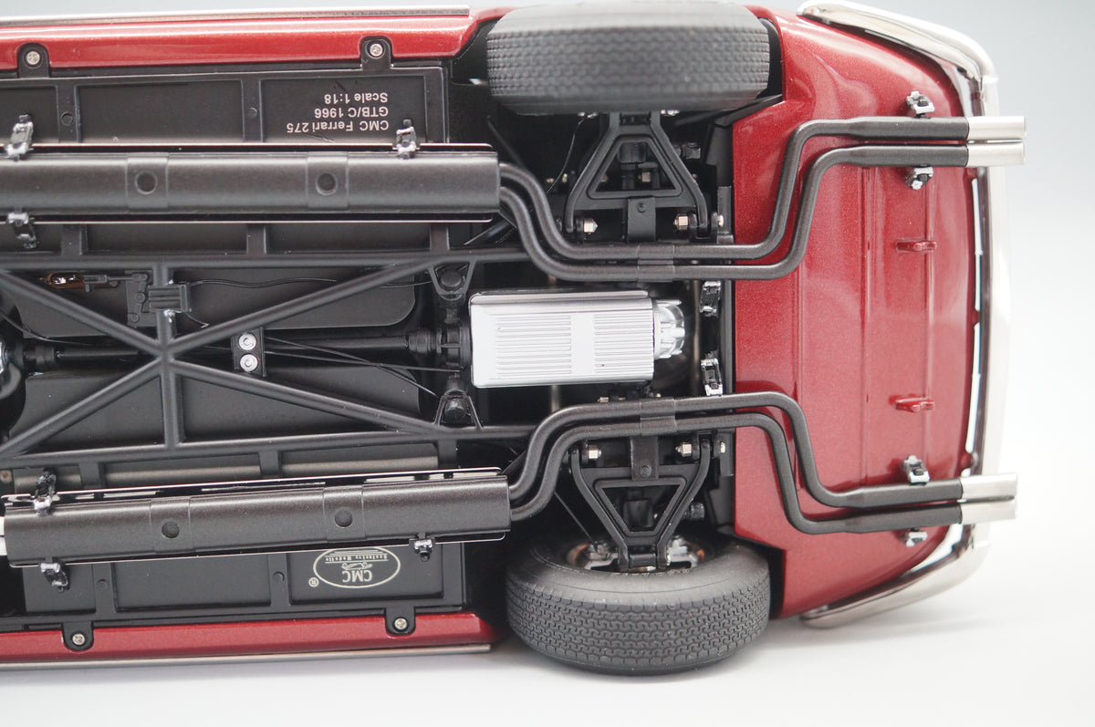 1/18 Ferrari 275 GTB/C #4 Pedro Rodriguez Chassis 09063 von 1966 rubinrot #0362/1000 CMC M-213 -pre-owned MH348