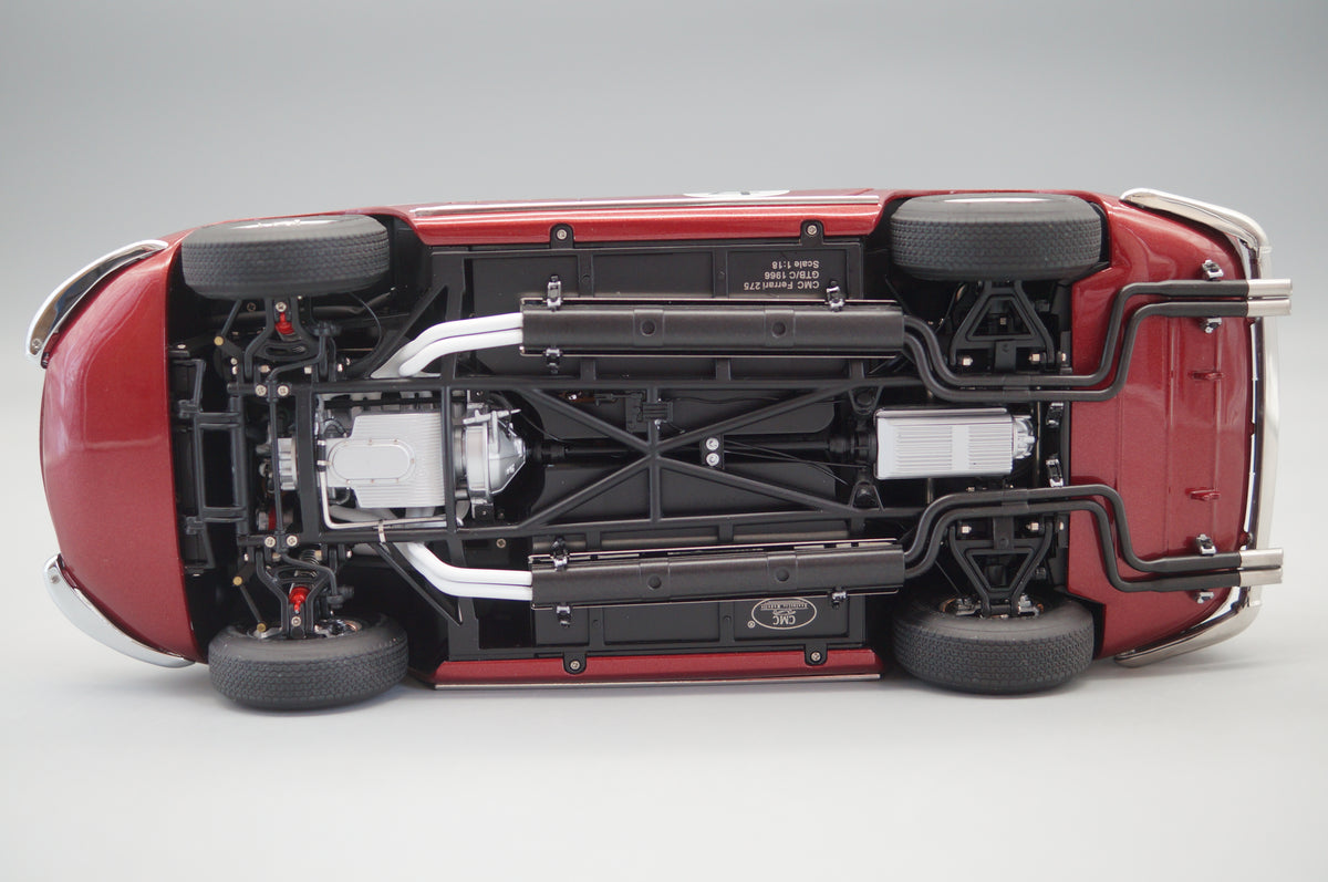 1/18 Ferrari 275 GTB/C #4 Pedro Rodriguez Chassis 09063 von 1966 rubinrot #0362/1000 CMC M-213 -pre-owned MH348