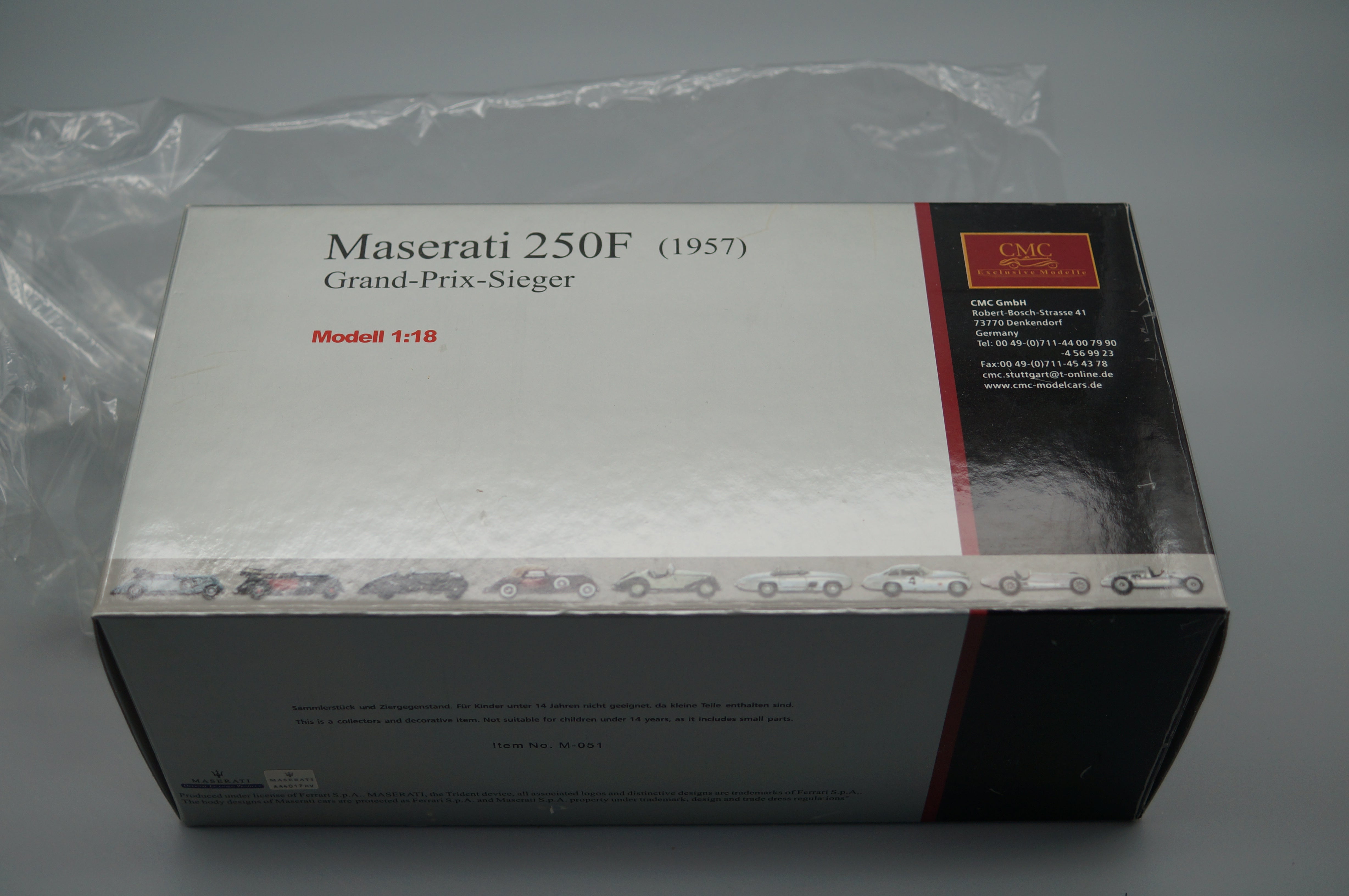 1/18 Maserati 250F #4017 CMC M-051 -pre-owned