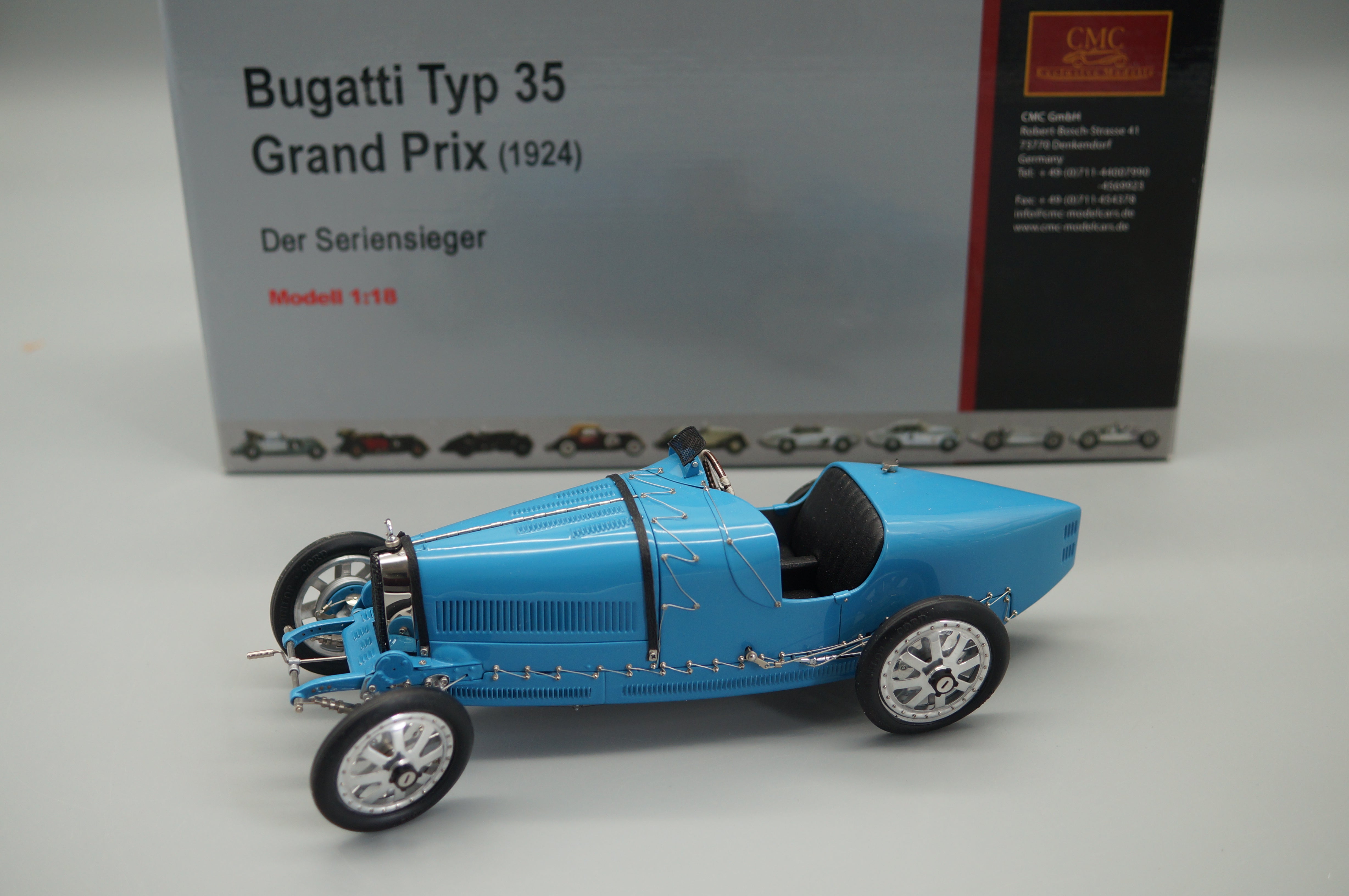 1/18 Bugatti T35 Grand Prix 1924 #3449 CMC M-063 -pre-owned
