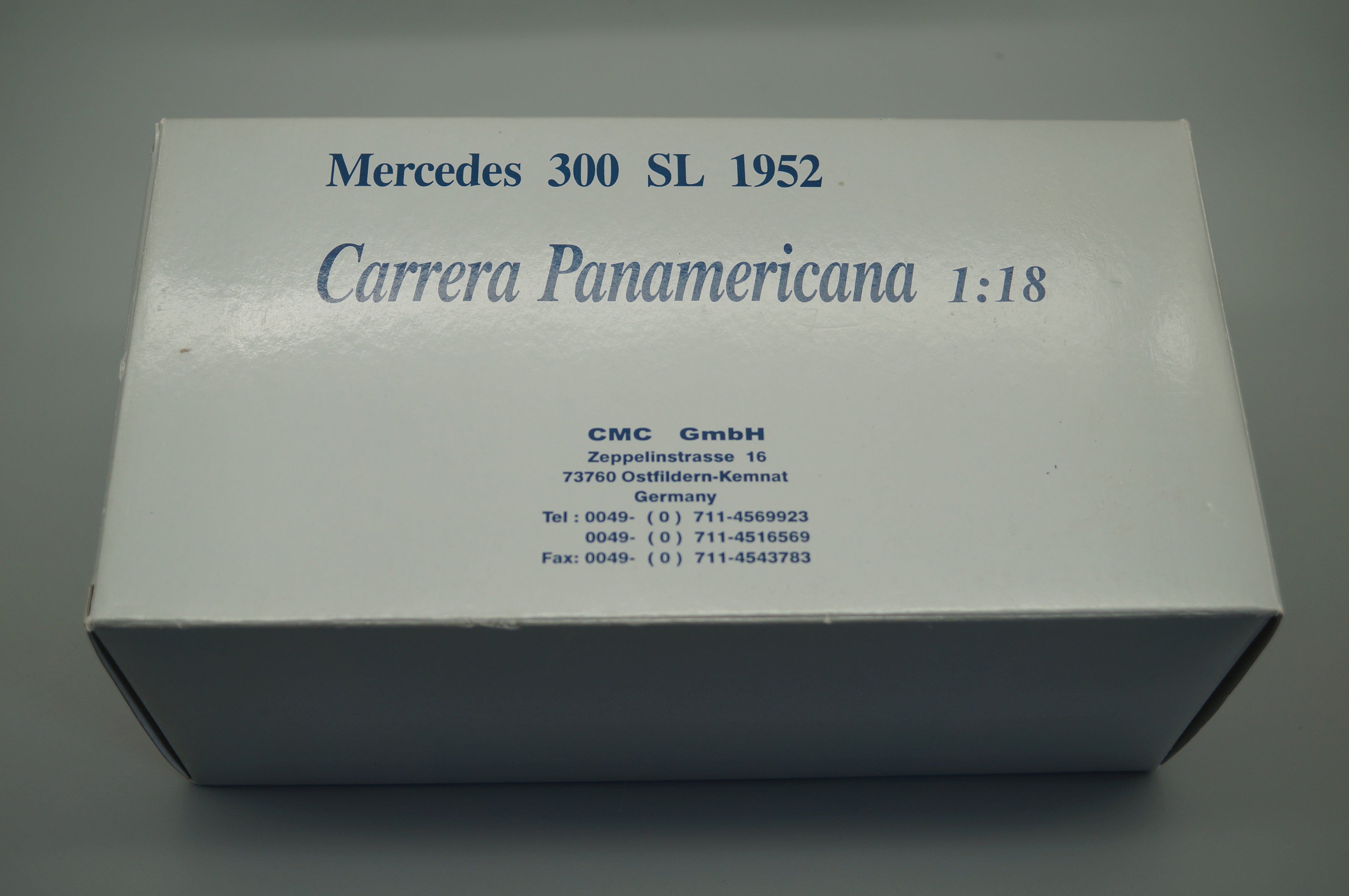 1/18 Mercedes-Benz 300SL #4 Panamericana #1695 CMC M-023 -pre-owned