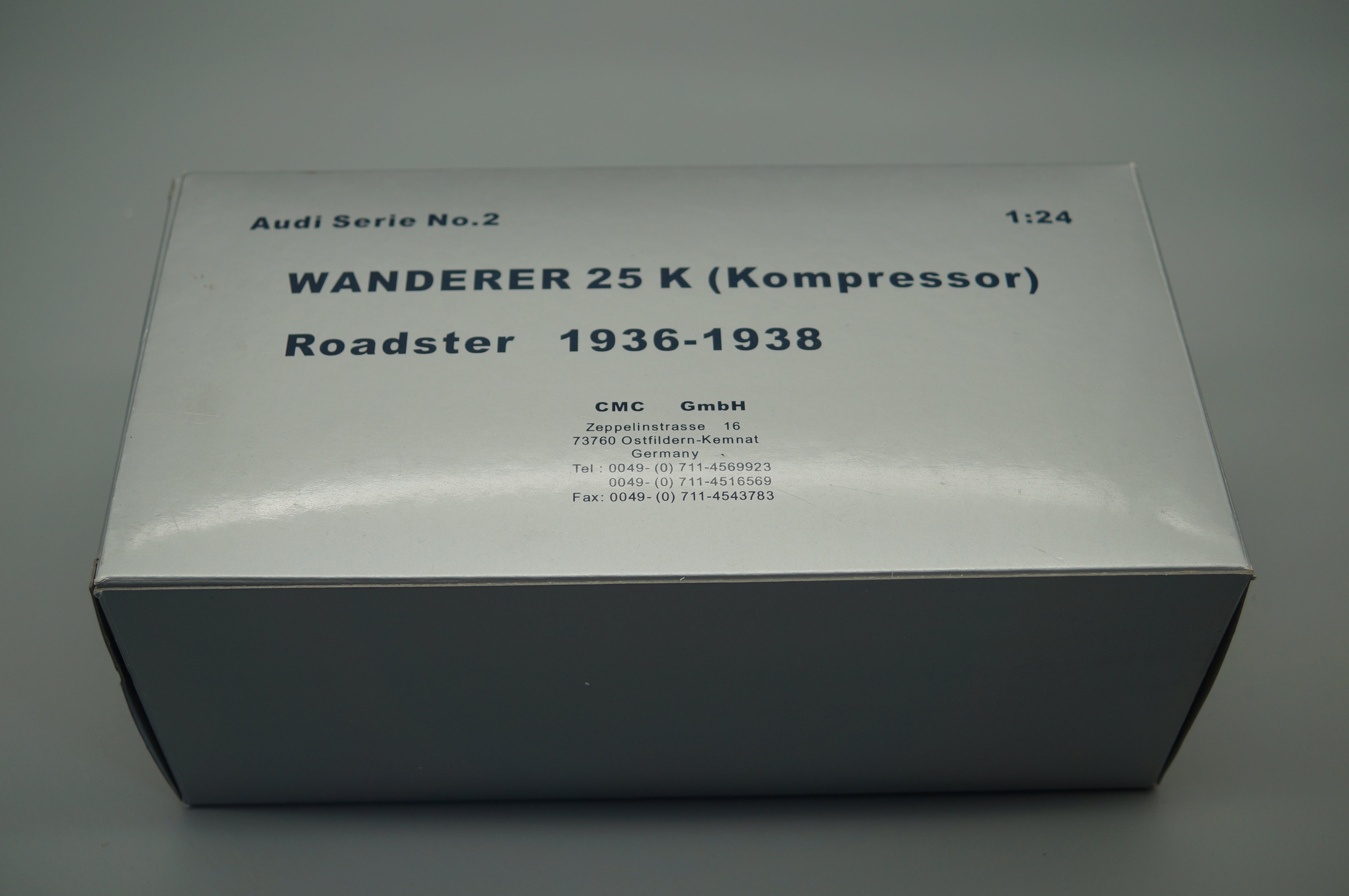 1/24 Wanderer 25 K Kompressor Roadster 1936 #1885 CMC M-028 -pre-owned