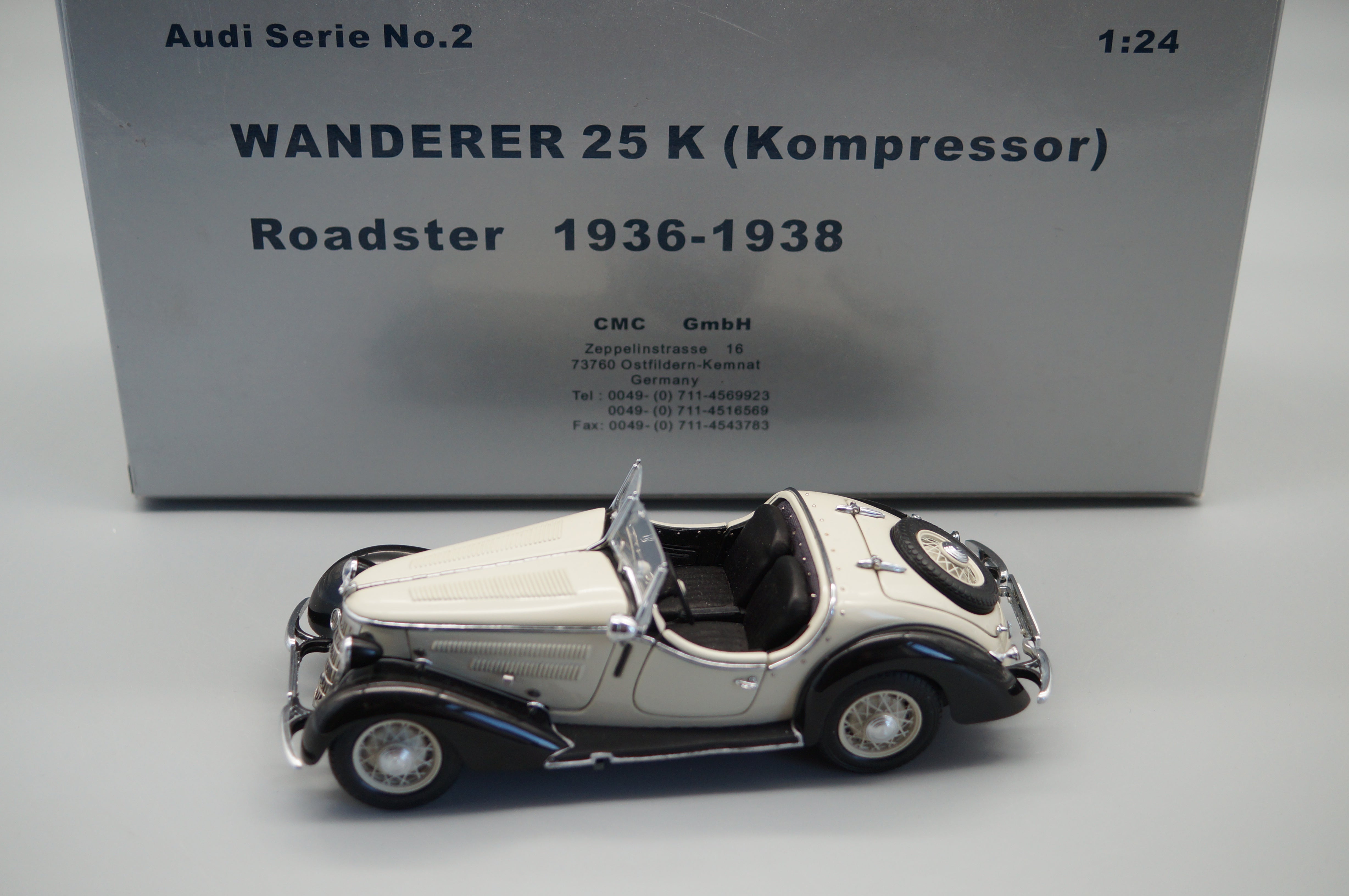 1/24 Wanderer 25 K Kompressor Roadster 1936 #1885 CMC M-028 -pre-owned