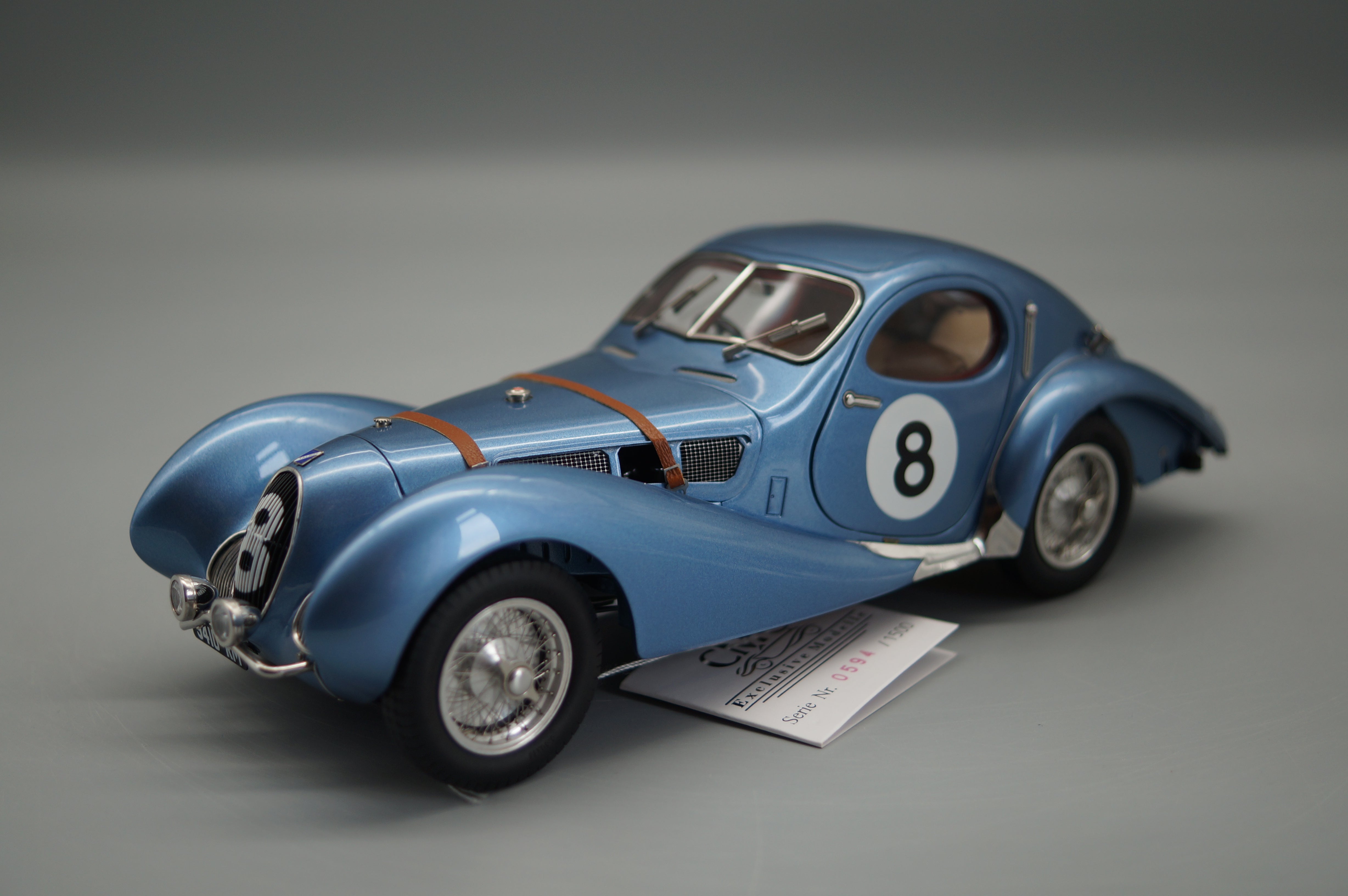 1/18 Talbot-Lago Coupé Typ 150 C-SS Figoni & Falaschi "Teardrop" #8 Le Mans 1939 #0594/1500 CMC M-167 -pre-owned