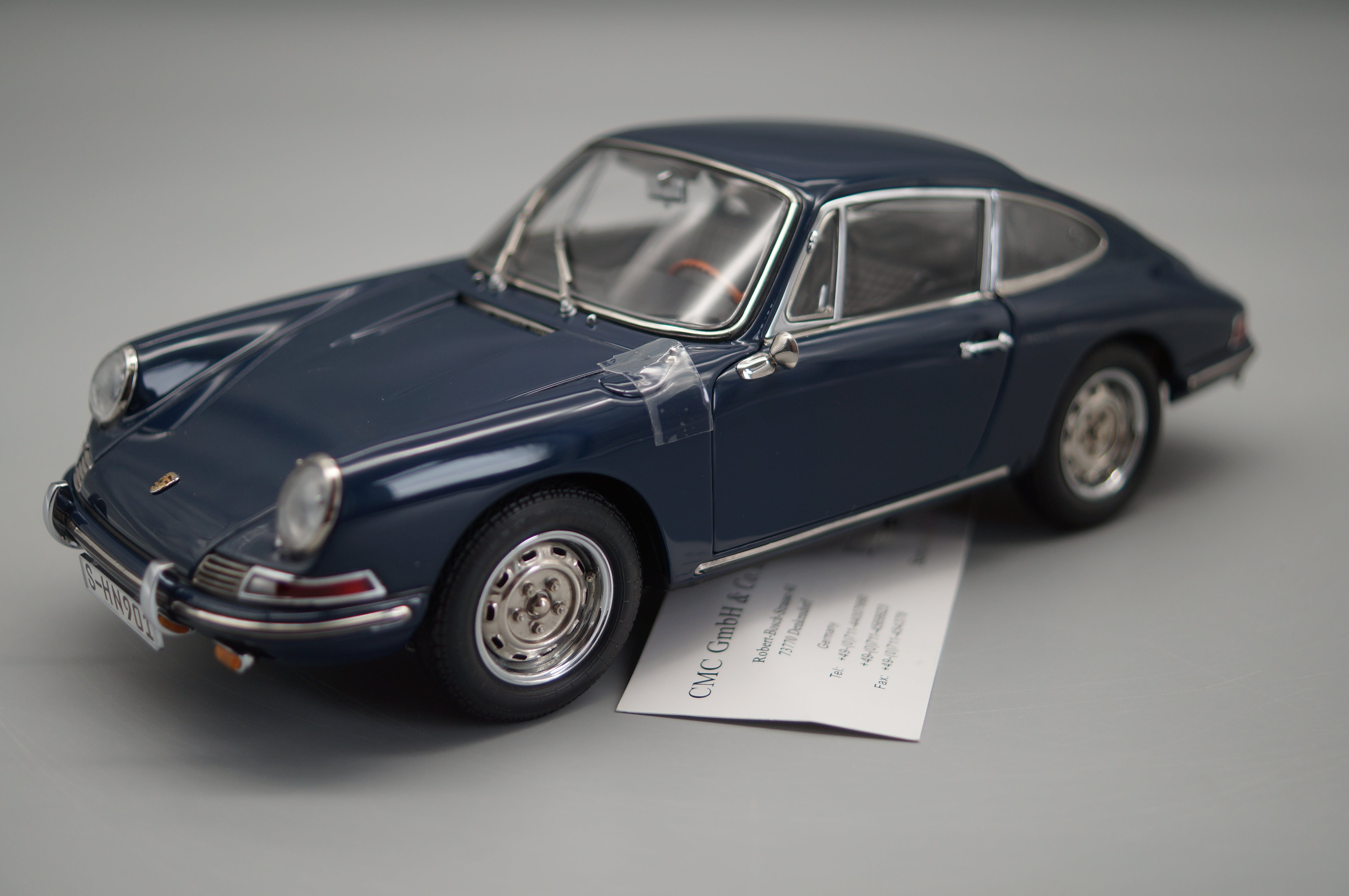 1/18 Porsche 901 Coupe Bali Blau #2097 CMC M-067 -pre-owned