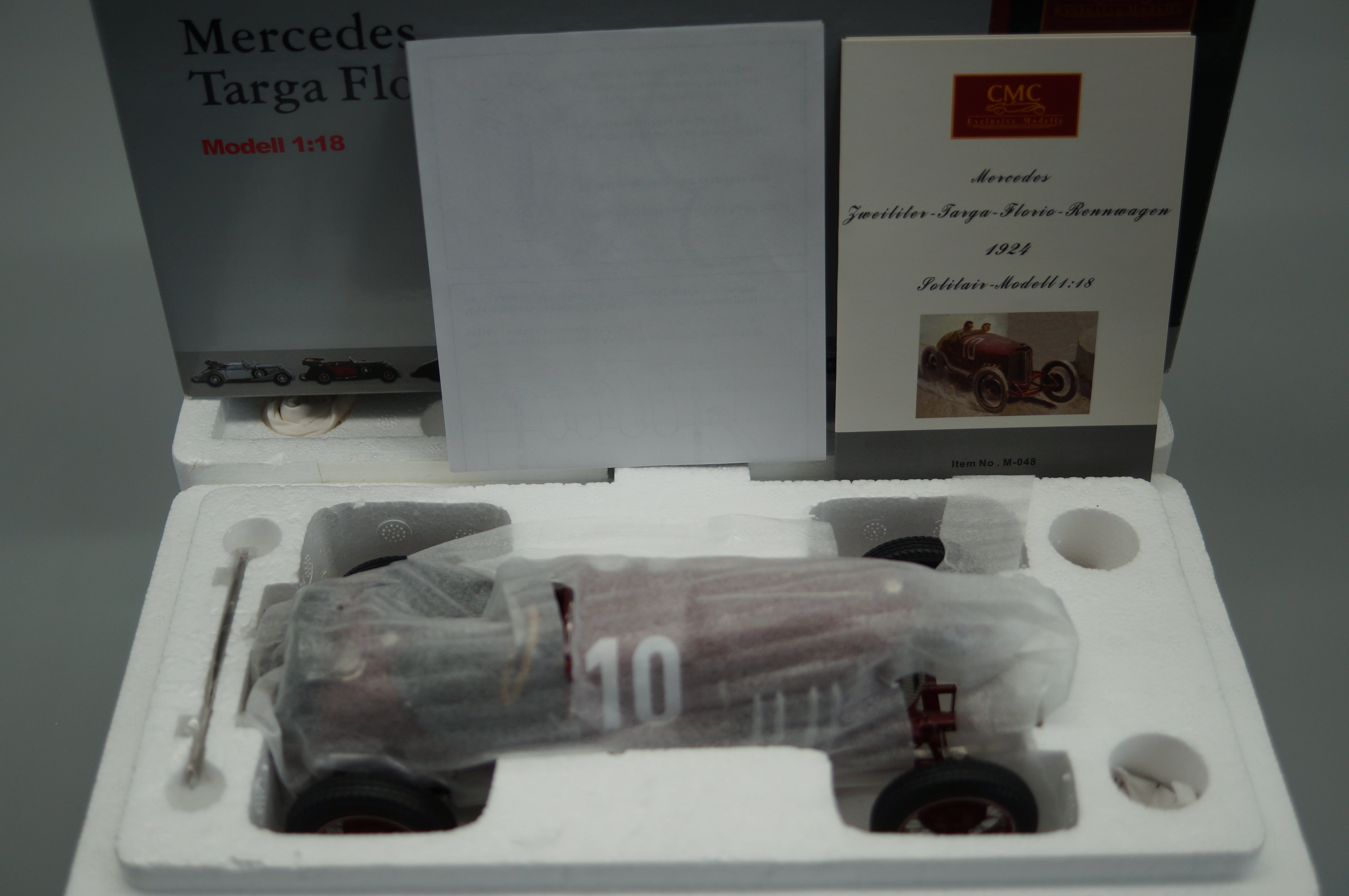 1/18 Mercedes Targa Florio 1924 Christian Werner / Karl Sailer #10022 CMC M-048 -pre-owned