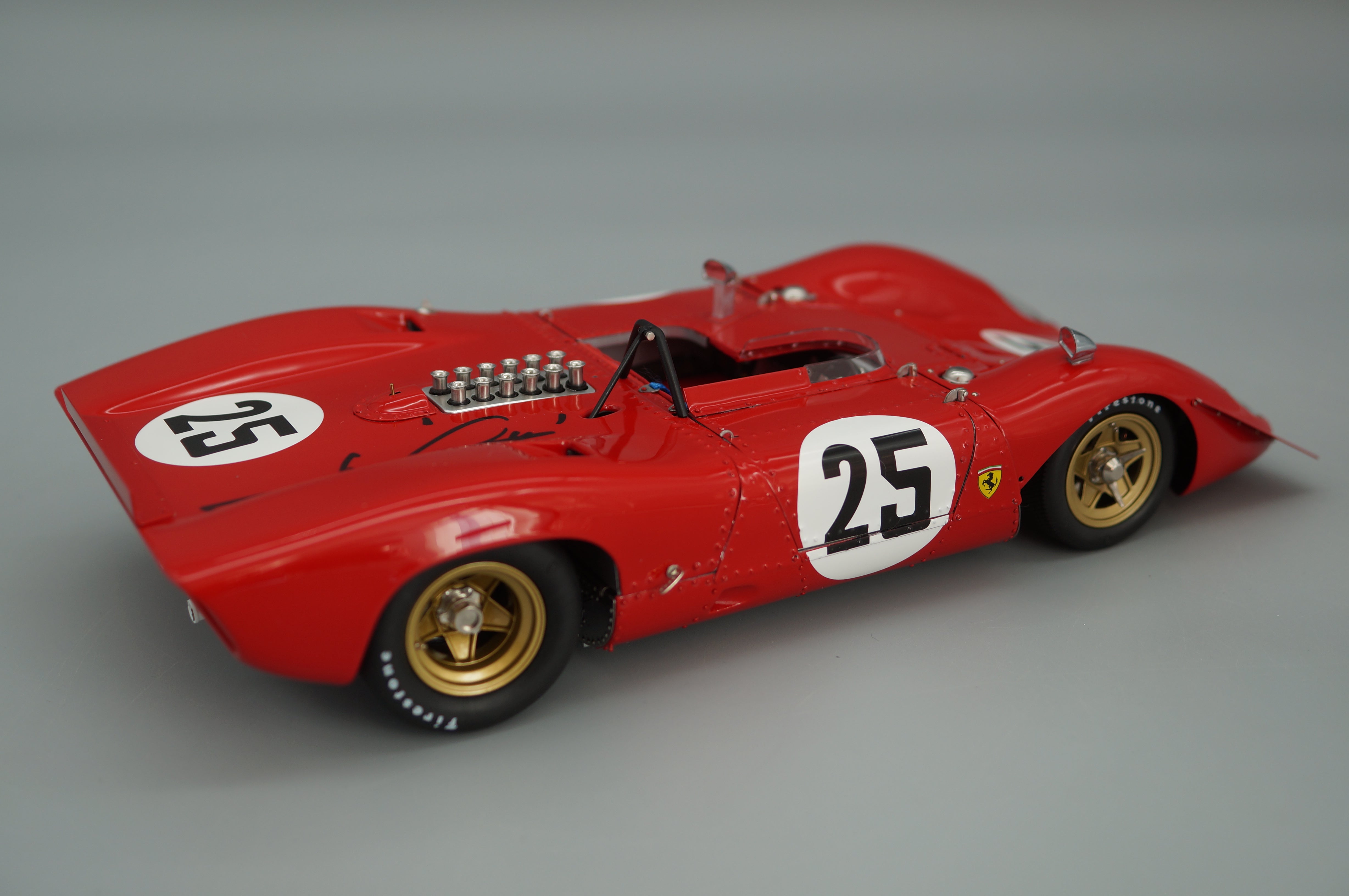 1/18 Ferrari 312P Spyder #25 Mario Andretti Signature Edition #156/325 CMC M-123 - pre-owned