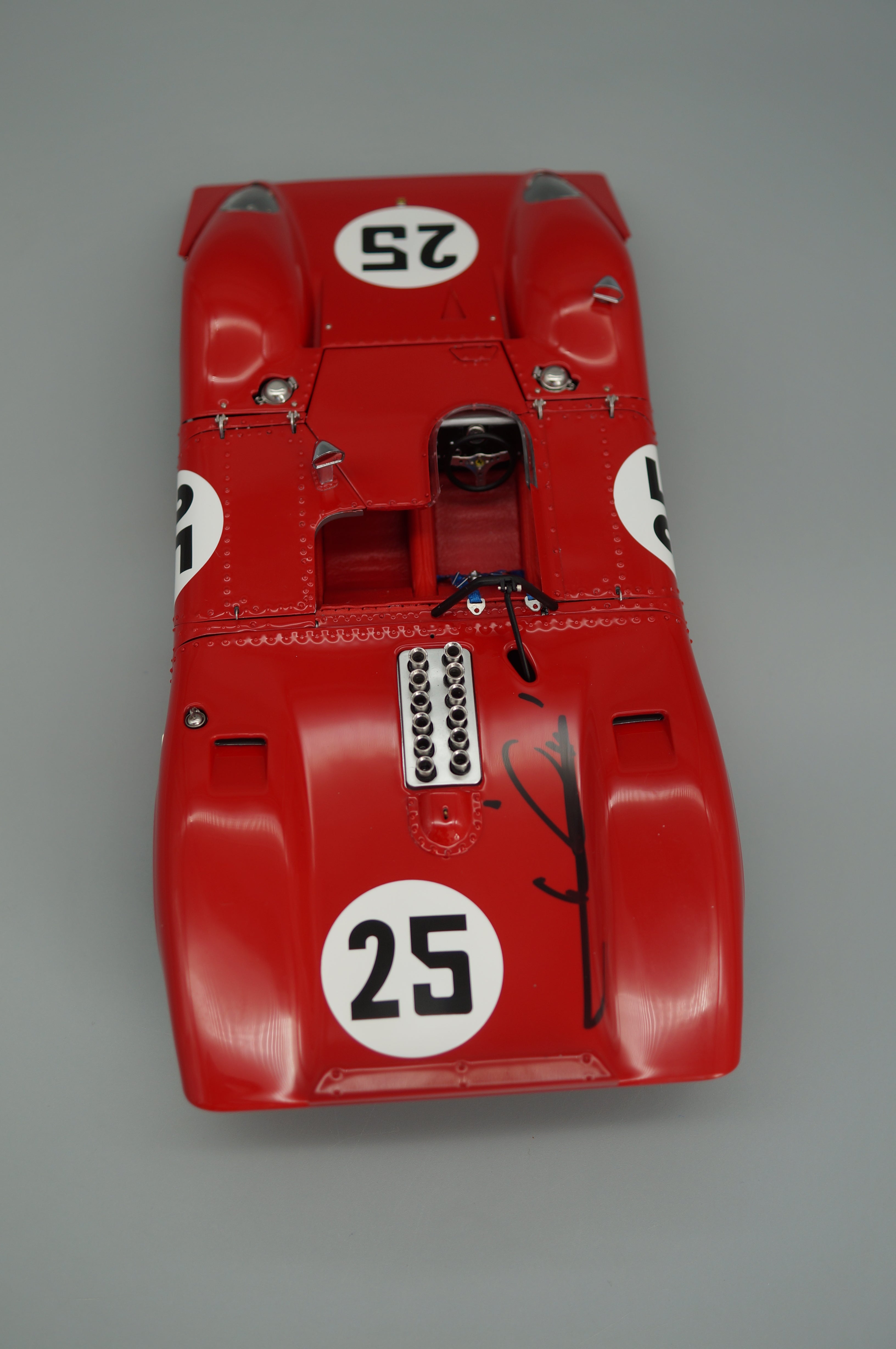 1/18 Ferrari 312P Spyder #25 Mario Andretti Signature Edition #156/325 CMC M-123 - pre-owned