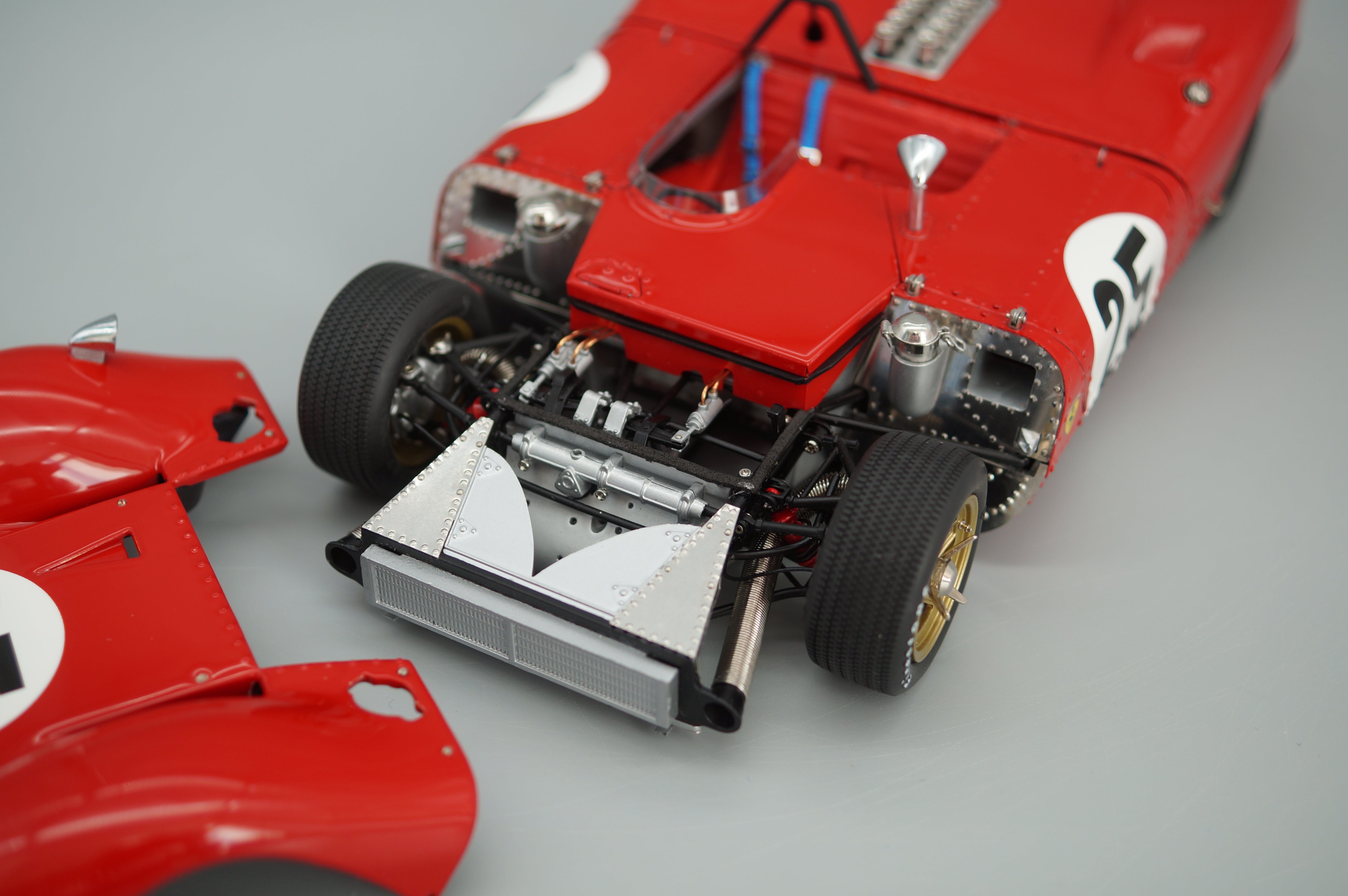 1/18 Ferrari 312P Spyder #25 Mario Andretti Signature Edition #156/325 CMC M-123 - pre-owned
