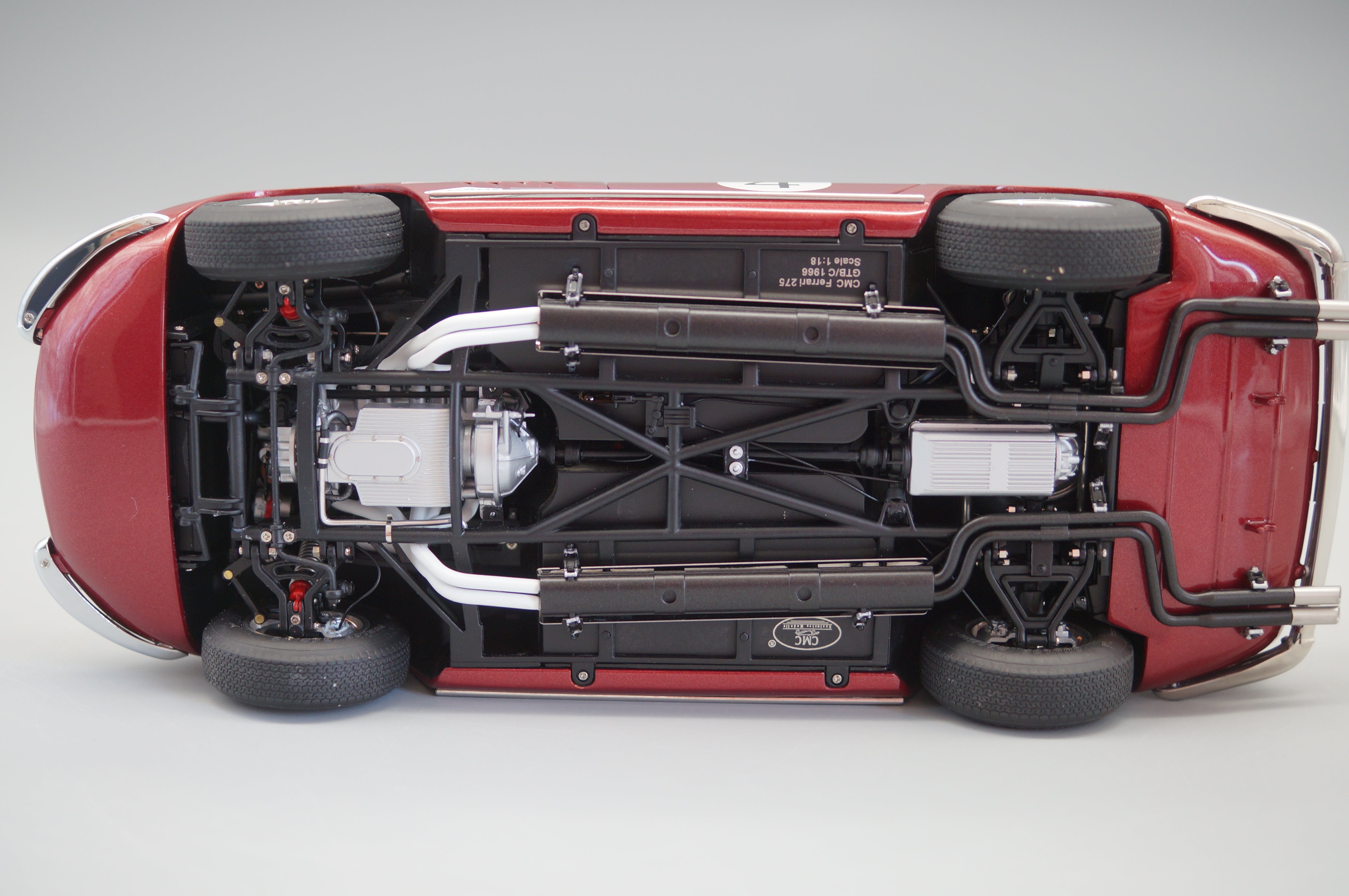 1/18 Ferrari 275 GTB/C #4 Pedro Rodriguez Chassis 09063 from 1966 ruby red #0214/1000 CMC M-213 -pre-owned