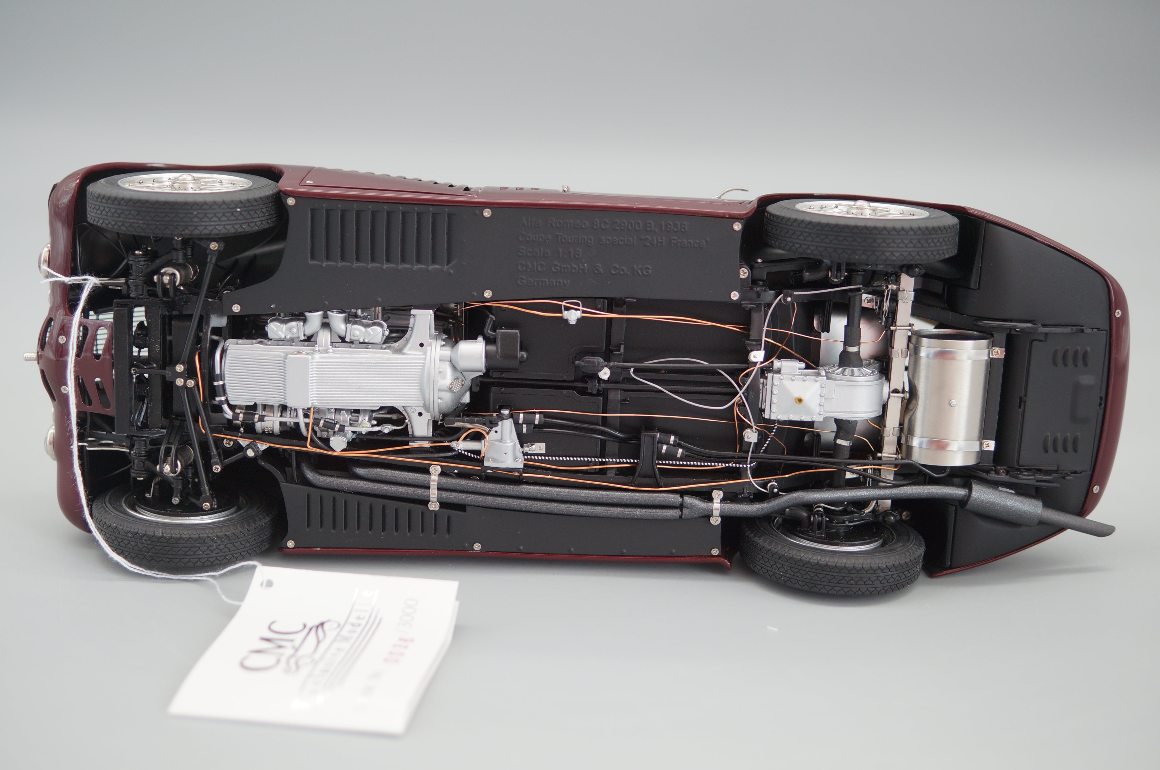 1:18 Alfa Romeo 8C 2900B Speciale #19 Le Mans 1938 #0036/3000 CMC M-111 -PRE-OWNED-