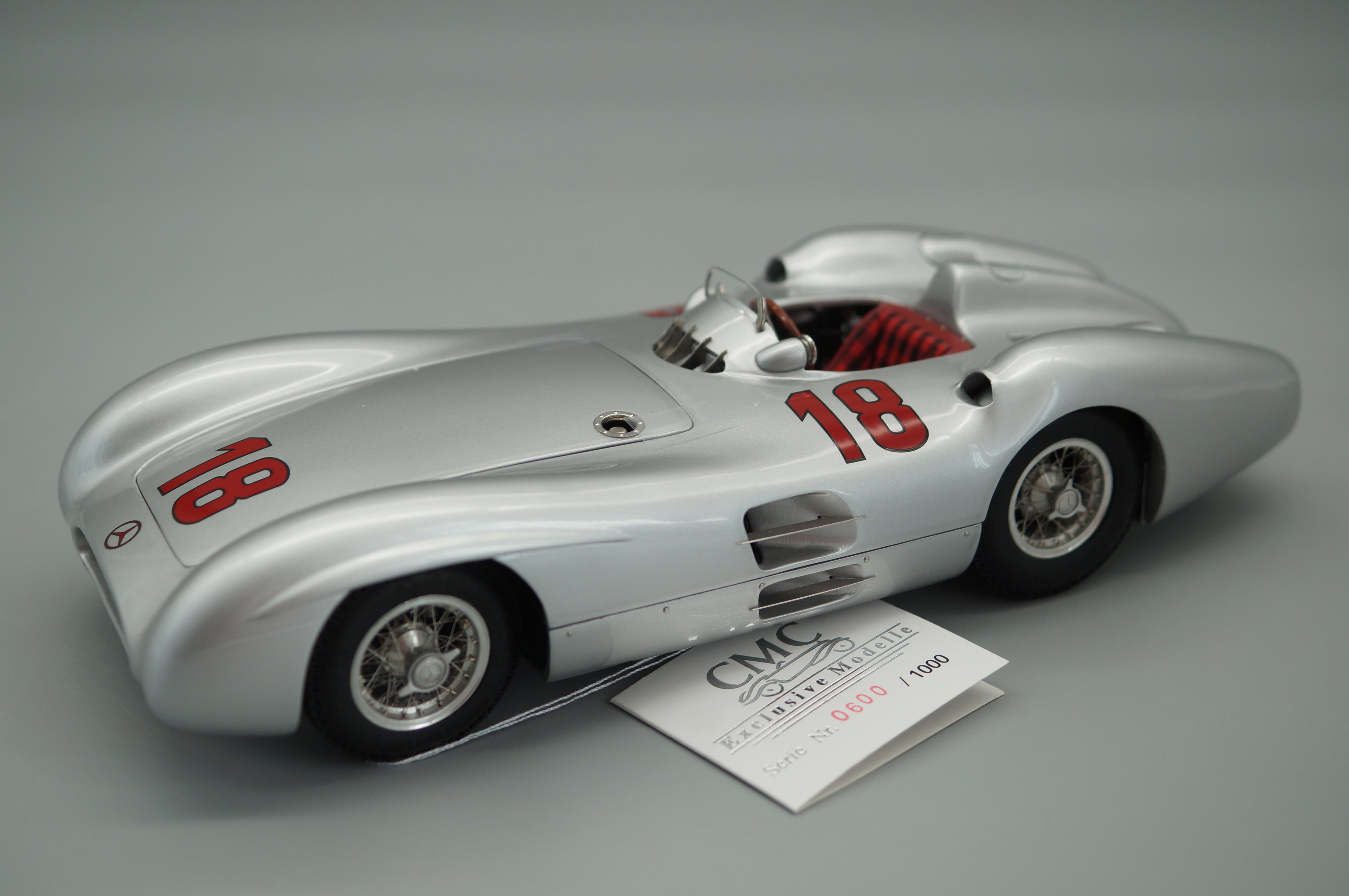 Mercedes-Benz W196R #18 JM Fangio CMC M-128A LE 1,000 pieces