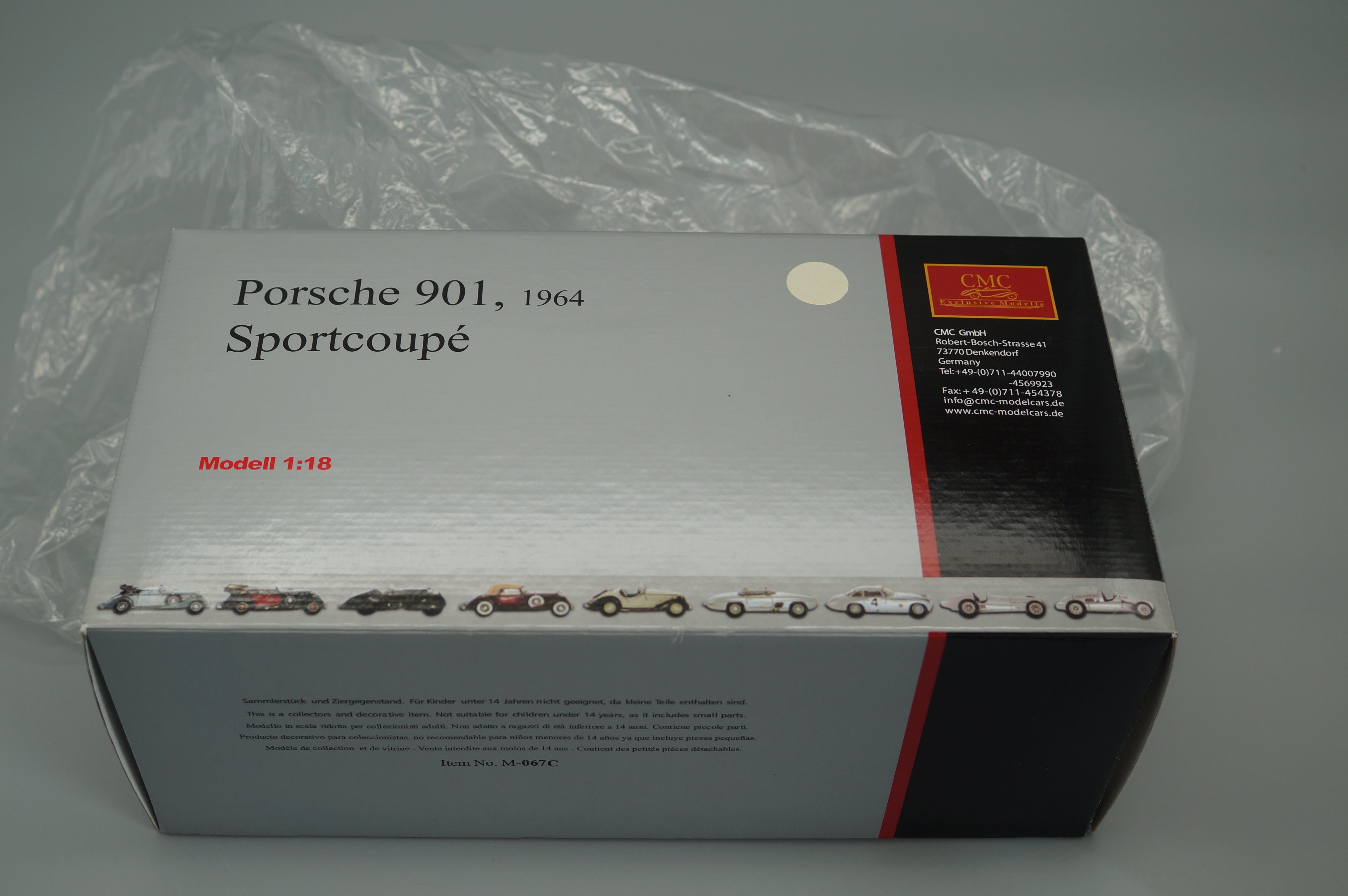 1/18 Porsche 901 Coupe Beige #1150 CMC M-067C -pre-owned