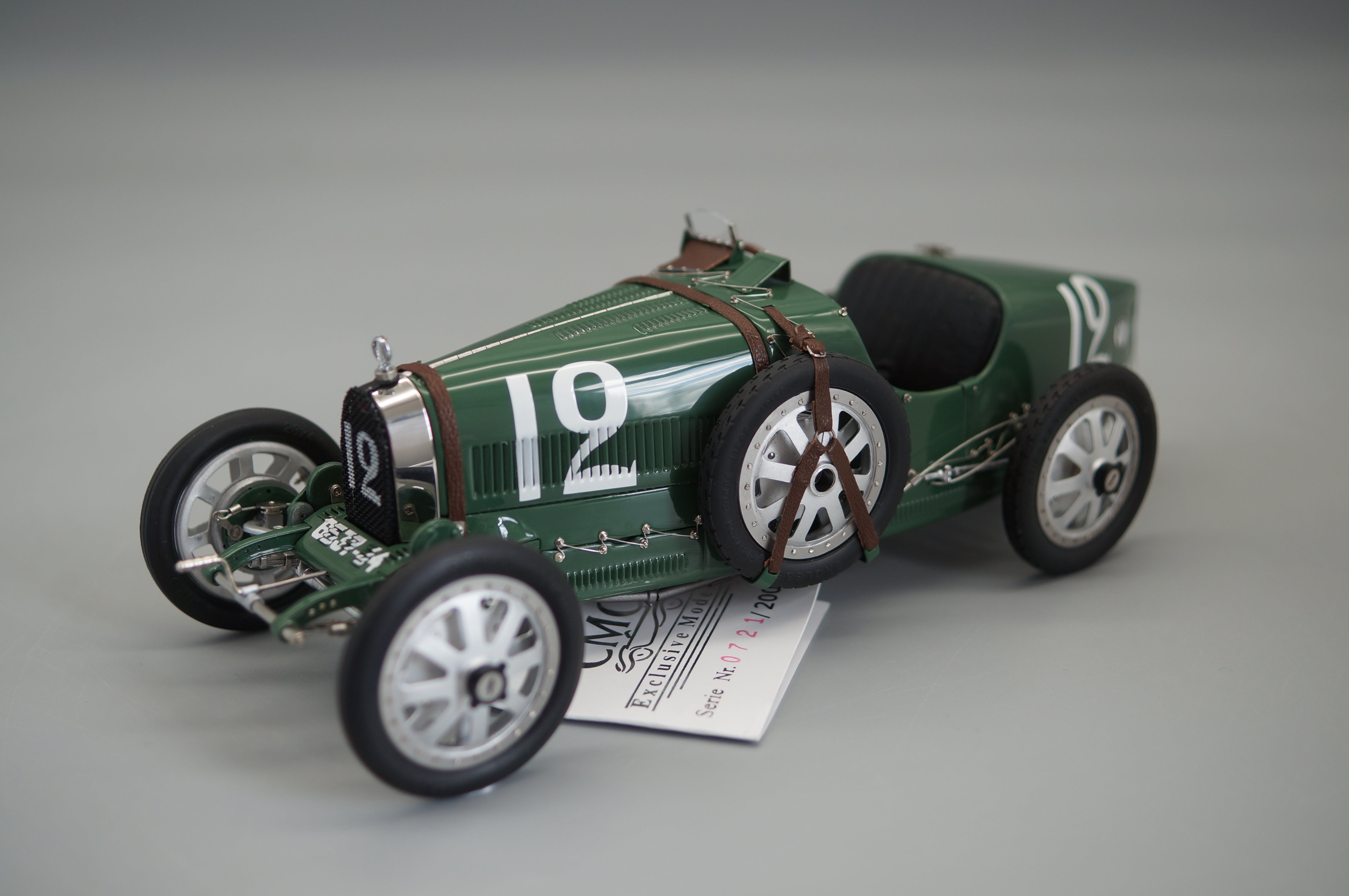 1:18 Bugatti T35 Nation Color Project - Großbritannien #12 #0721/2000 CMC M-100 002 -pre-owned