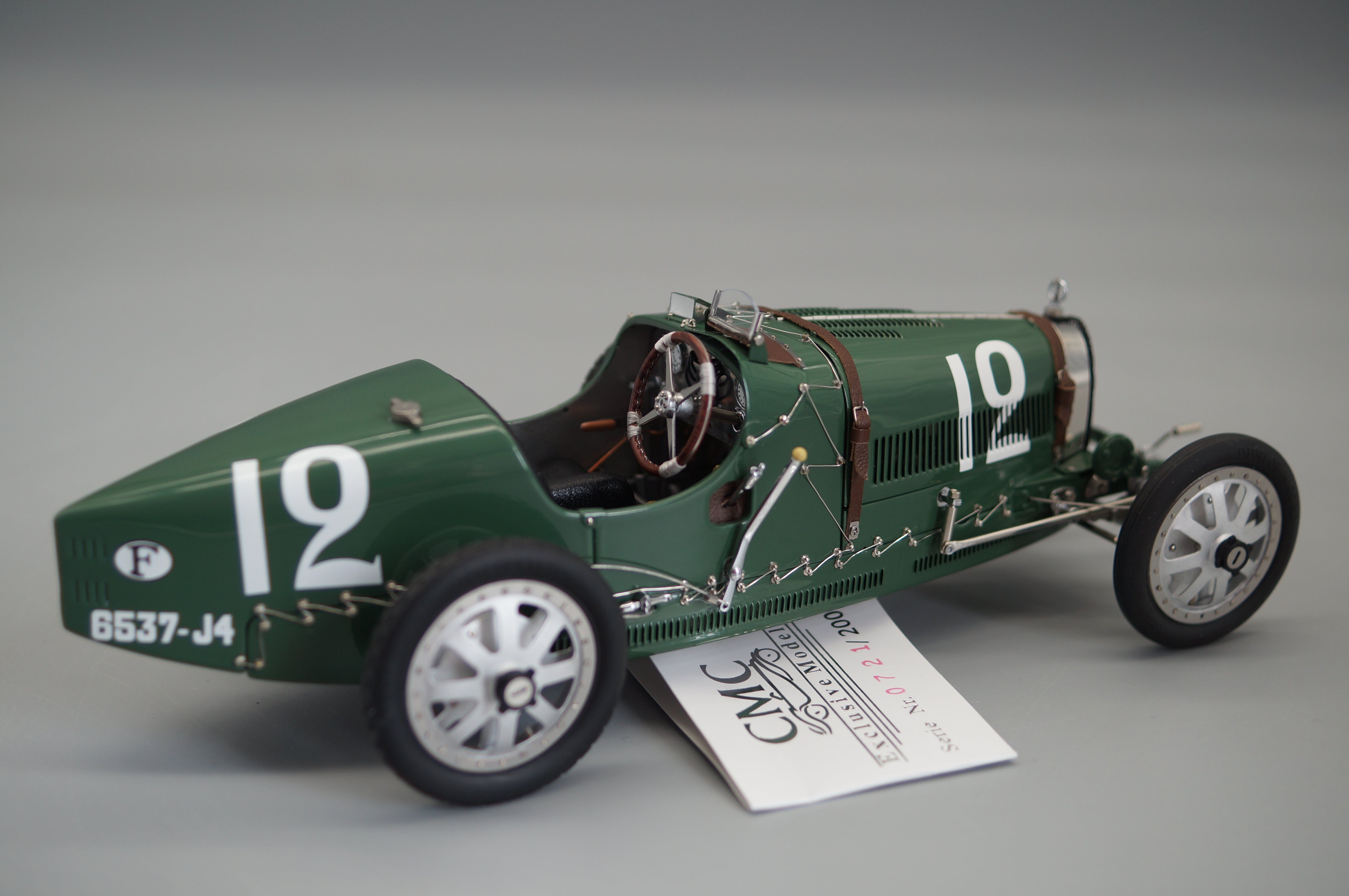 1:18 Bugatti T35 Nation Color Project - Great Britain #12 #0721/2000 CMC M-100 002 -pre-owned