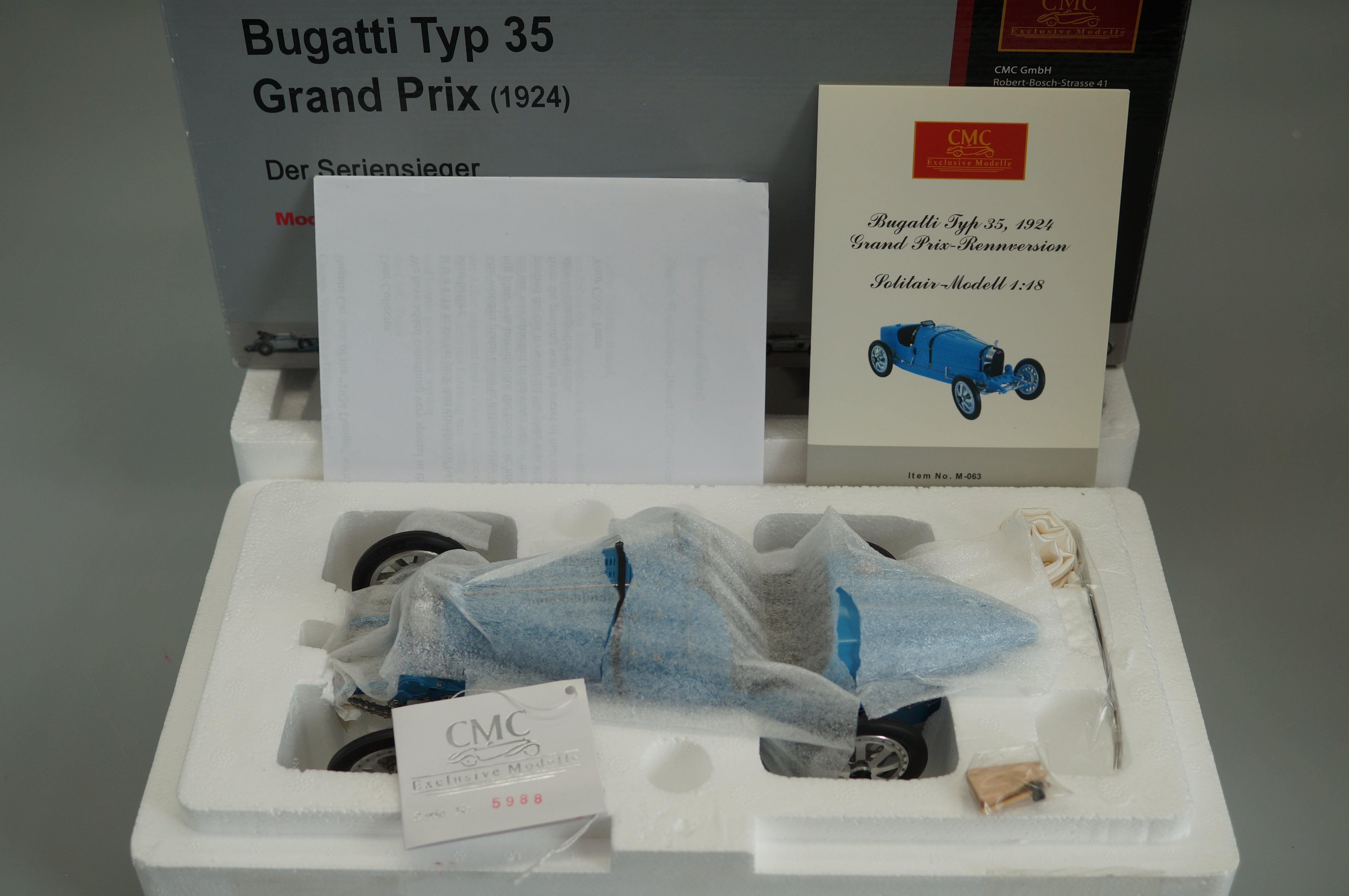 Bugatti T35 Grand Prix 1924 CMC M-063 USED