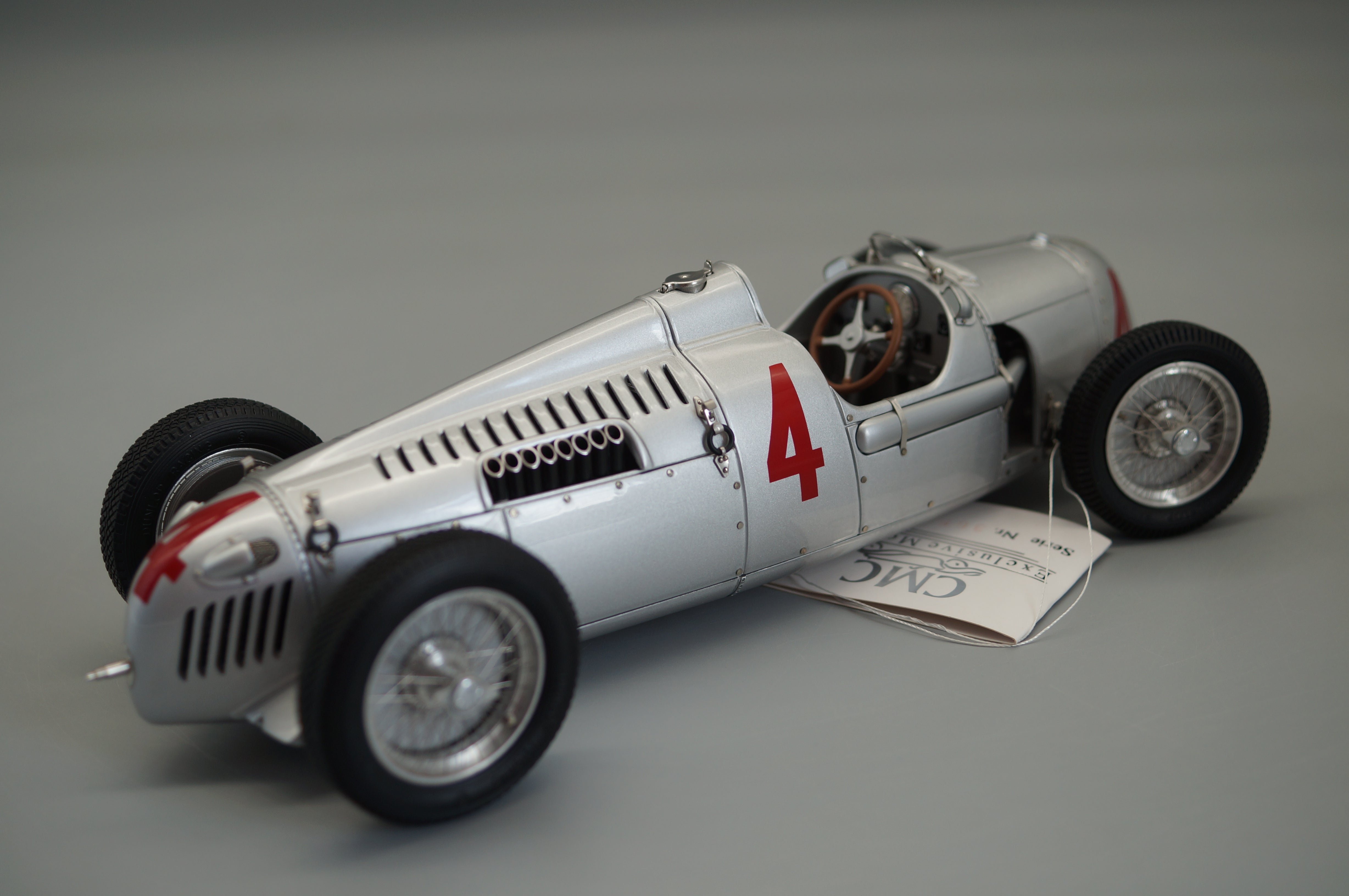 1/18 Auto Union Typ C #4 #3650/5000 CMC M-073 - pre-owned