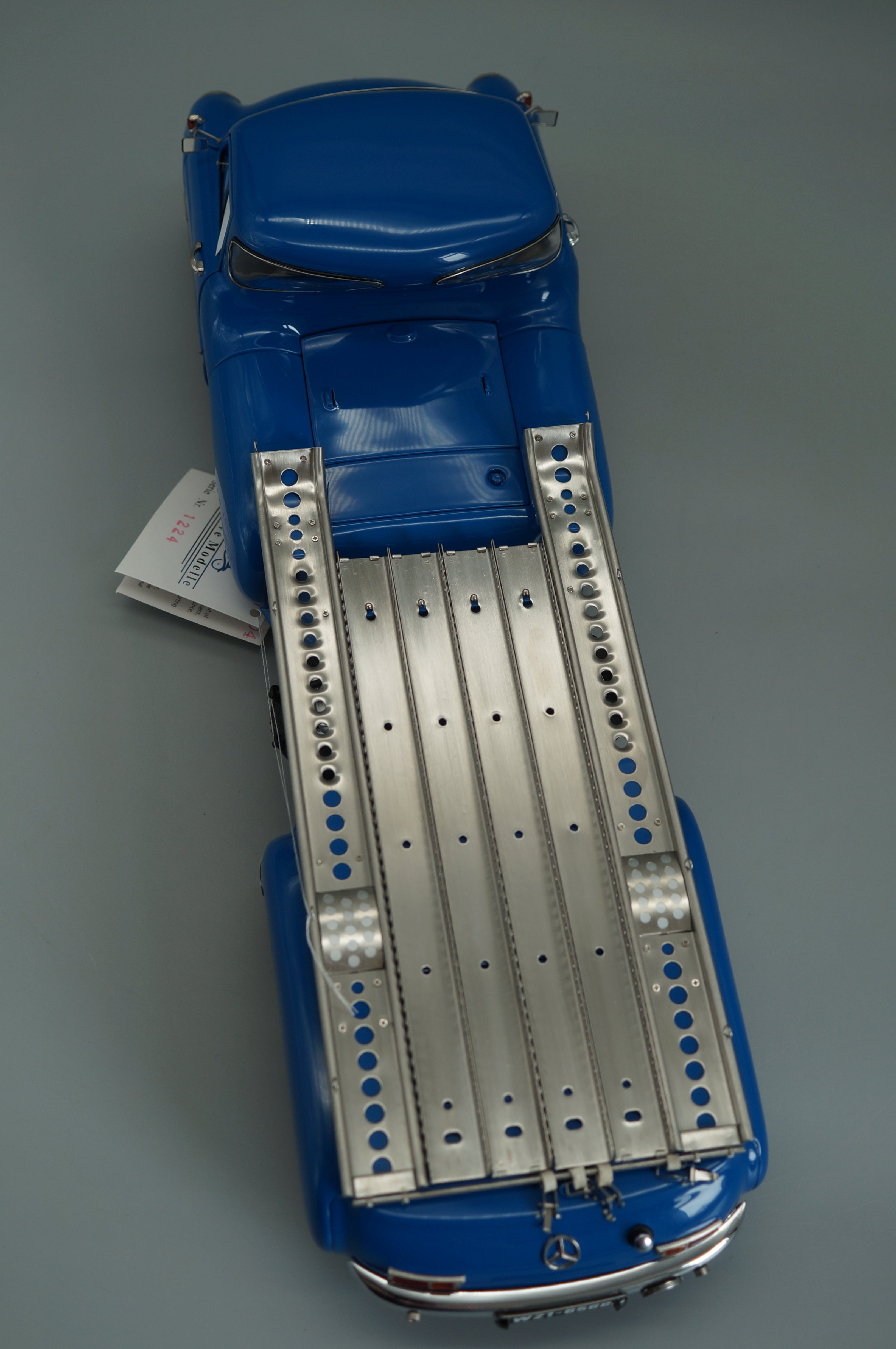 1:18 Mercedes-Benz Race Transporter "The Blue Wonder" 1954/55 REVISED VERSION #1224 CMC M-143 -pre-owned
