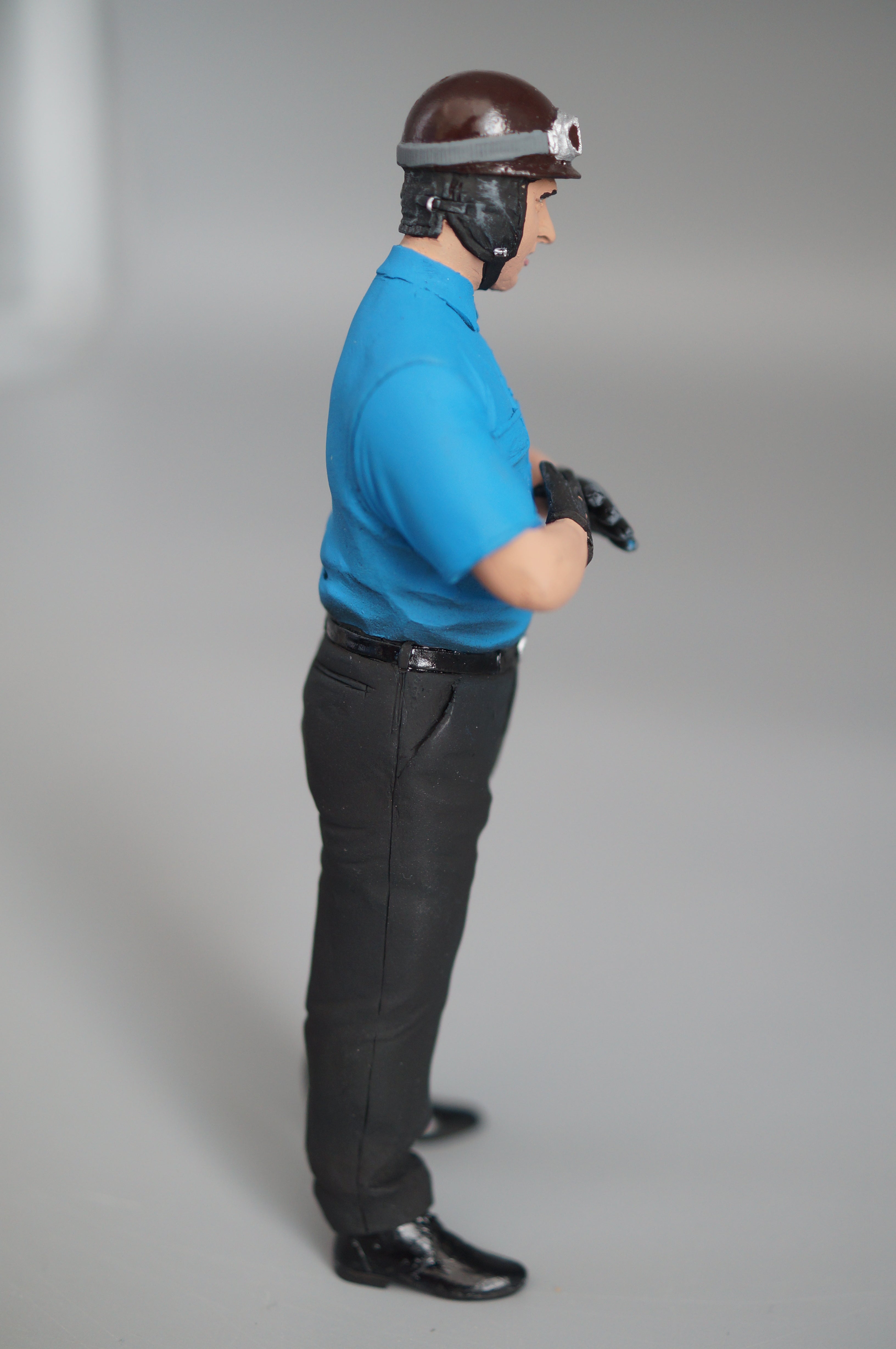 1/18 Rennfahrerfigur JUAN MANUEL FANGIO von SF Scale Figures - Handarbeit - TS986