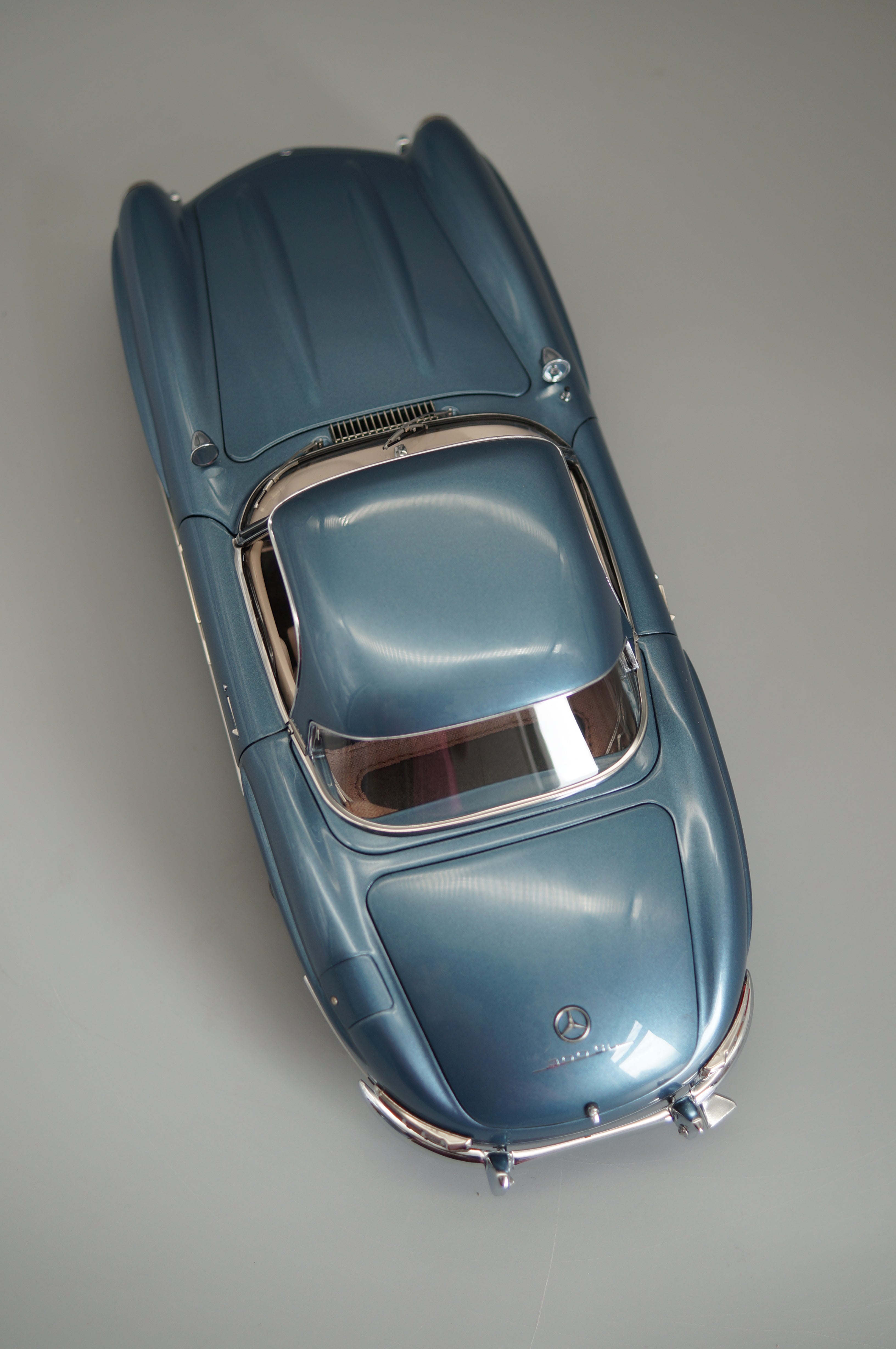 1/18 Mercedes-Benz 300 SL W198 Roadster Hardtop blue metallic CMC M-283