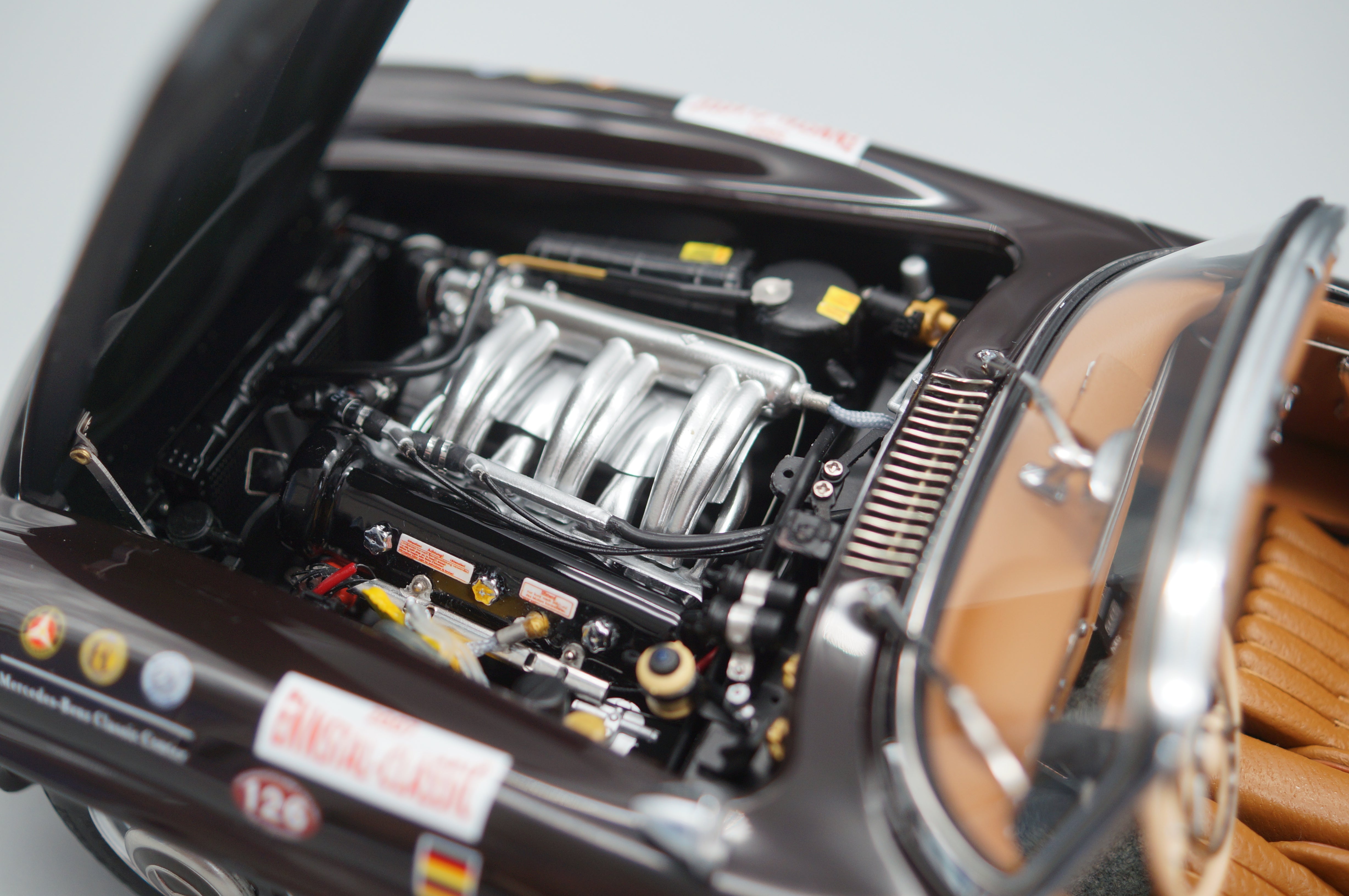 1/18 Mercedes-Benz 300 SL W198 Rallye Roadster Brown offen CMC M-295