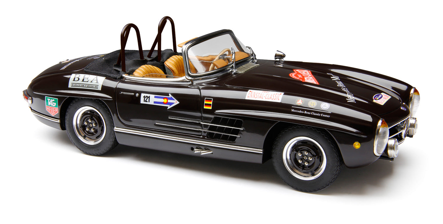 1:18 CMC M-285 Mercedes-Benz 300 SL W198 Roadster soft top black