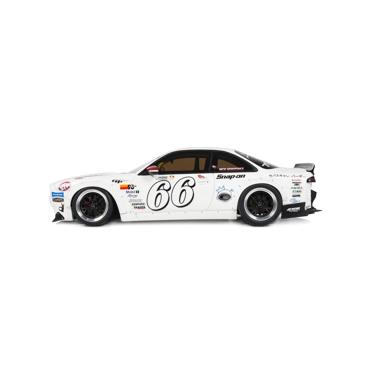 1/18 OttO Nissan Silvia S4 Boss Rocket Bunny WHITE 2024 OT1240