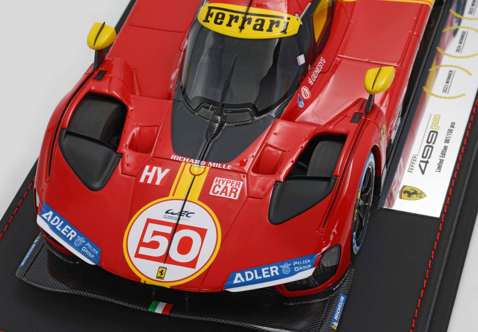 1/18 BBR Ferrari 499P Winner 24h Le Mans 2023 - 2024 - 2025 cleaning kit included P18226GEN
