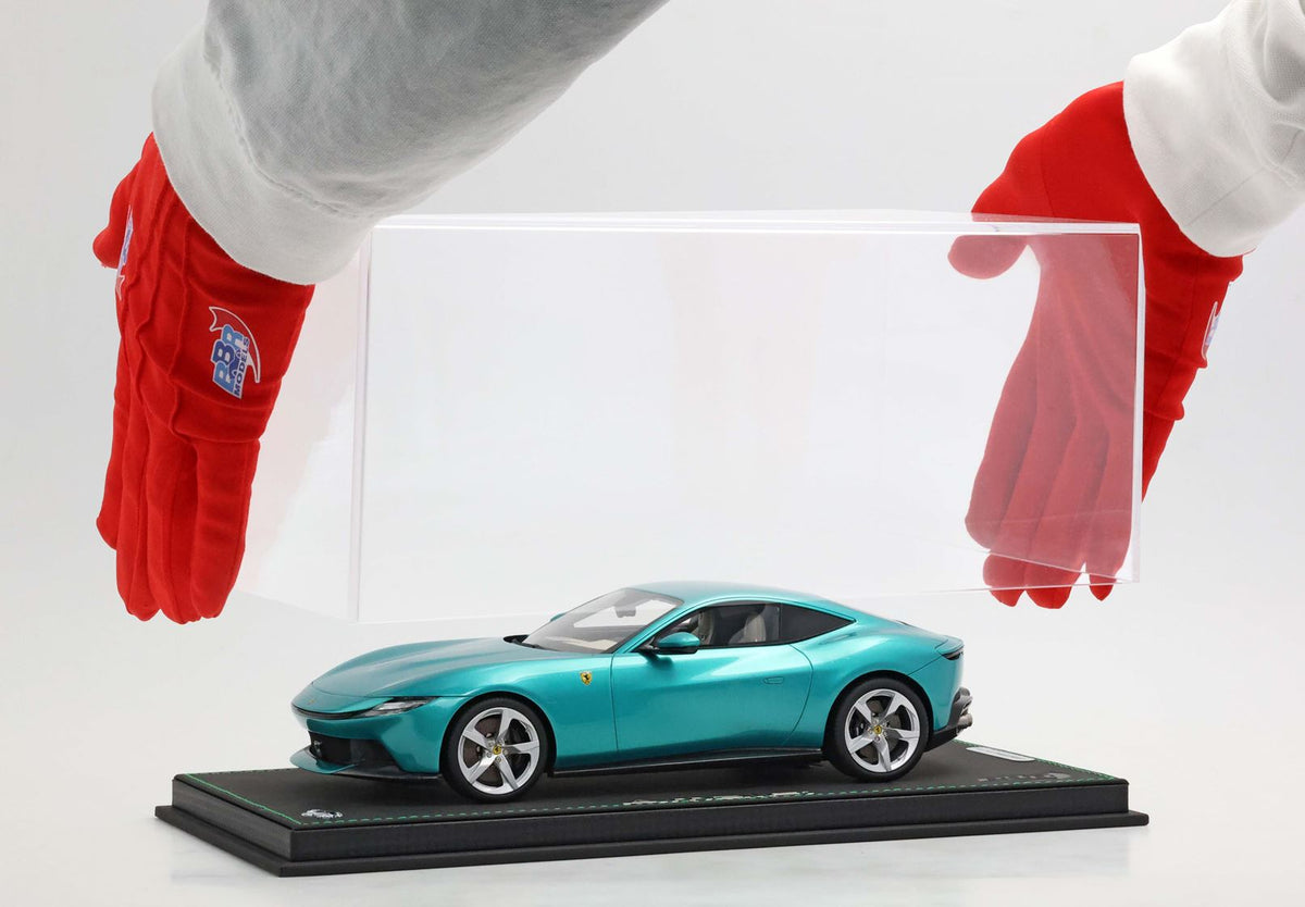 1/18 BBR Ferrari 250 GTO #172 winner Tour de France 1964 incl. display case lid, limited 158 pieces B
