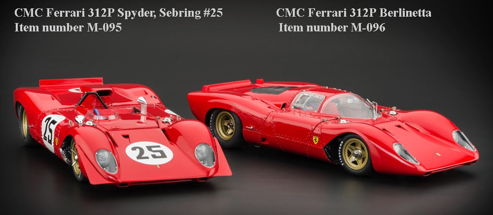 Ferrari 312P Spyder CMC M-095 -pre-owned-