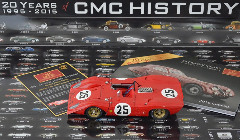 Ferrari 312 Spyder CMC USA 20th Anniversary Model CMC M-095A L.E. 200 Stück