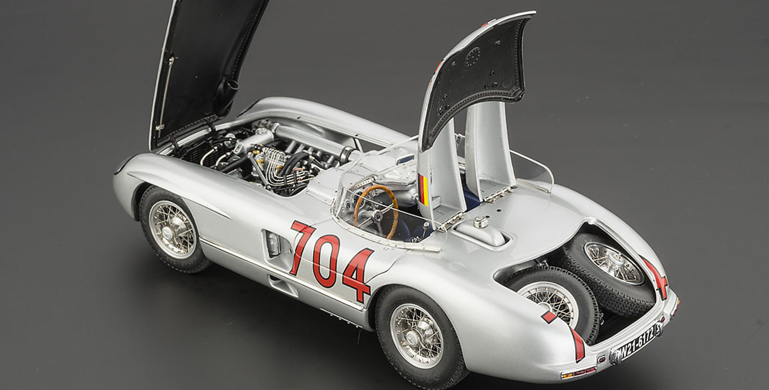 Mercedes-Benz 300 SLR #704 Hans Herrmann Mille Miglia 1955 CMC M-119