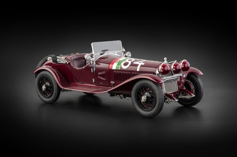 1:18 Alfa Romeo 6C 1750 GS Mille Miglia #84 Tazio Nuvolari  CMC M-141 -pre-owned-