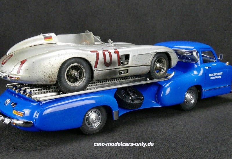 Mercedes-Benz Renntransporter mit 300 SLR #701 Dirty Hero CMC M-163 pre-owned
