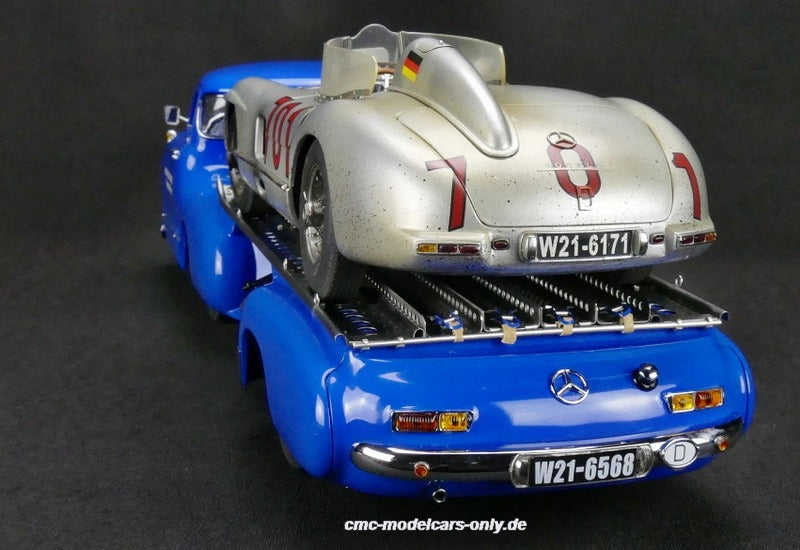 Mercedes-Benz Renntransporter mit 300 SLR #701 Dirty Hero CMC M-163 pre-owned