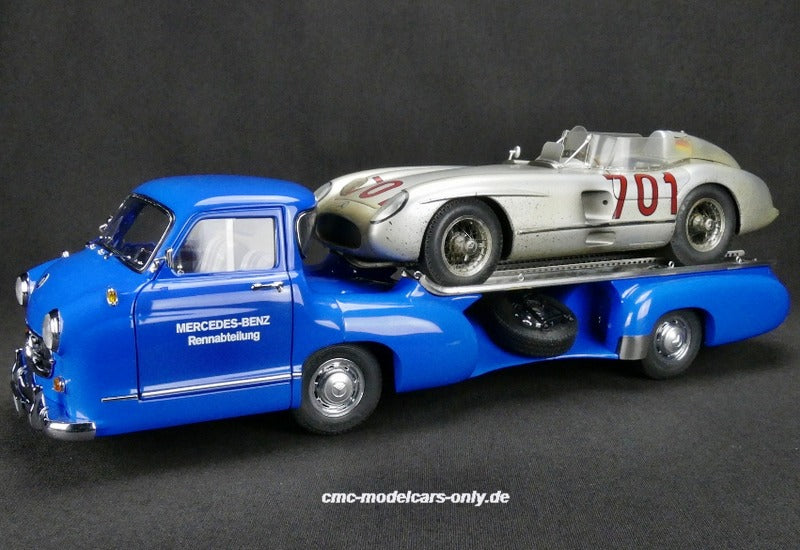 Mercedes-Benz Renntransporter mit 300 SLR #701 Dirty Hero CMC M-163 pre-owned