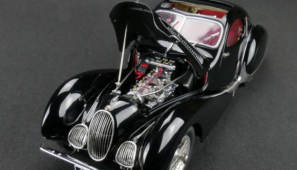 Talbot-Lago Coupé Typ 150 C-SS Figoni &amp; Falaschi "Teardrop" schwarz CMC M-166