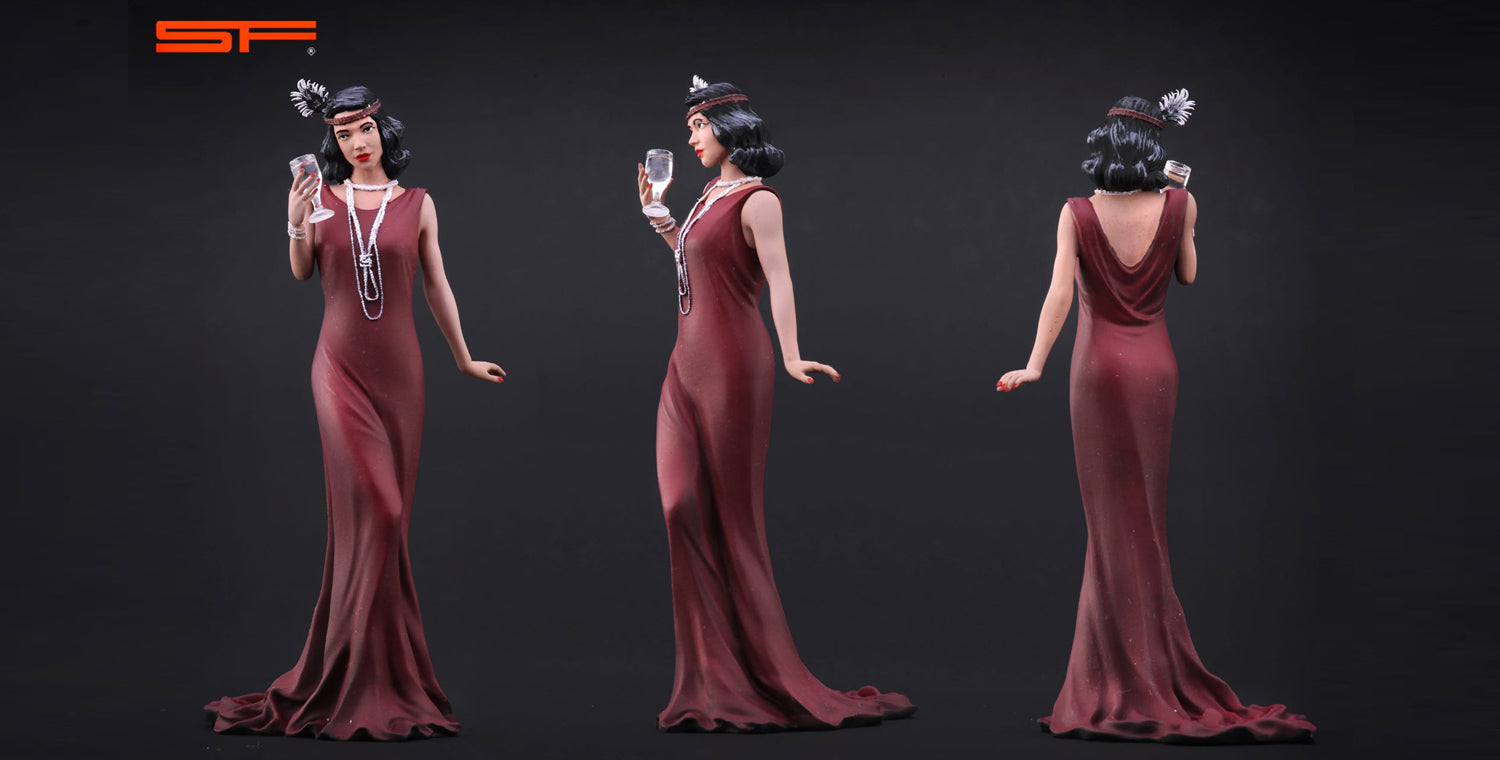 1/18 Art Deco Girl von SF Scale Figures - Handarbeit -