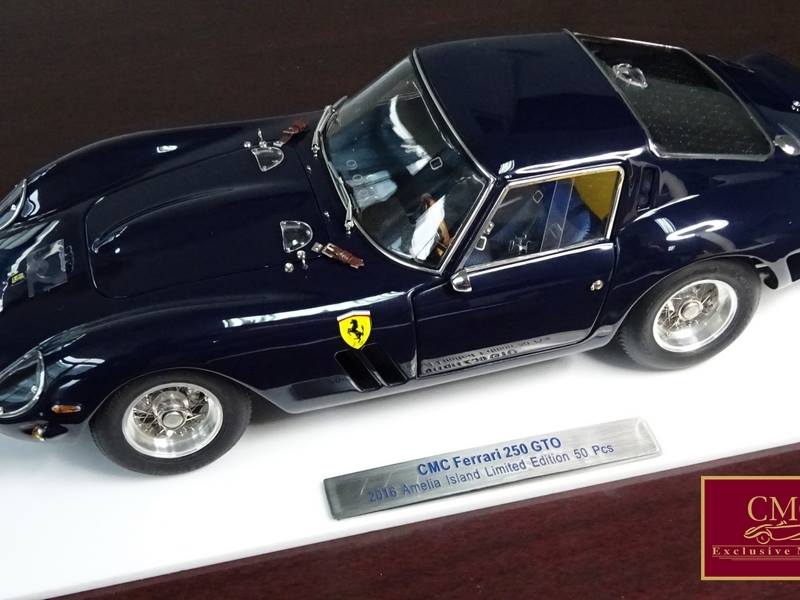 CMC Ferrari 250 GTO Midnight Blue 'Amelia Island 2016' CMC M-168 LE #100/100 Stueck