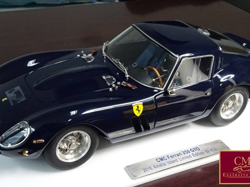 CMC Ferrari 250 GTO Midnight Blue 'Amelia Island 2016' CMC M-168 LE #100/100 Stueck