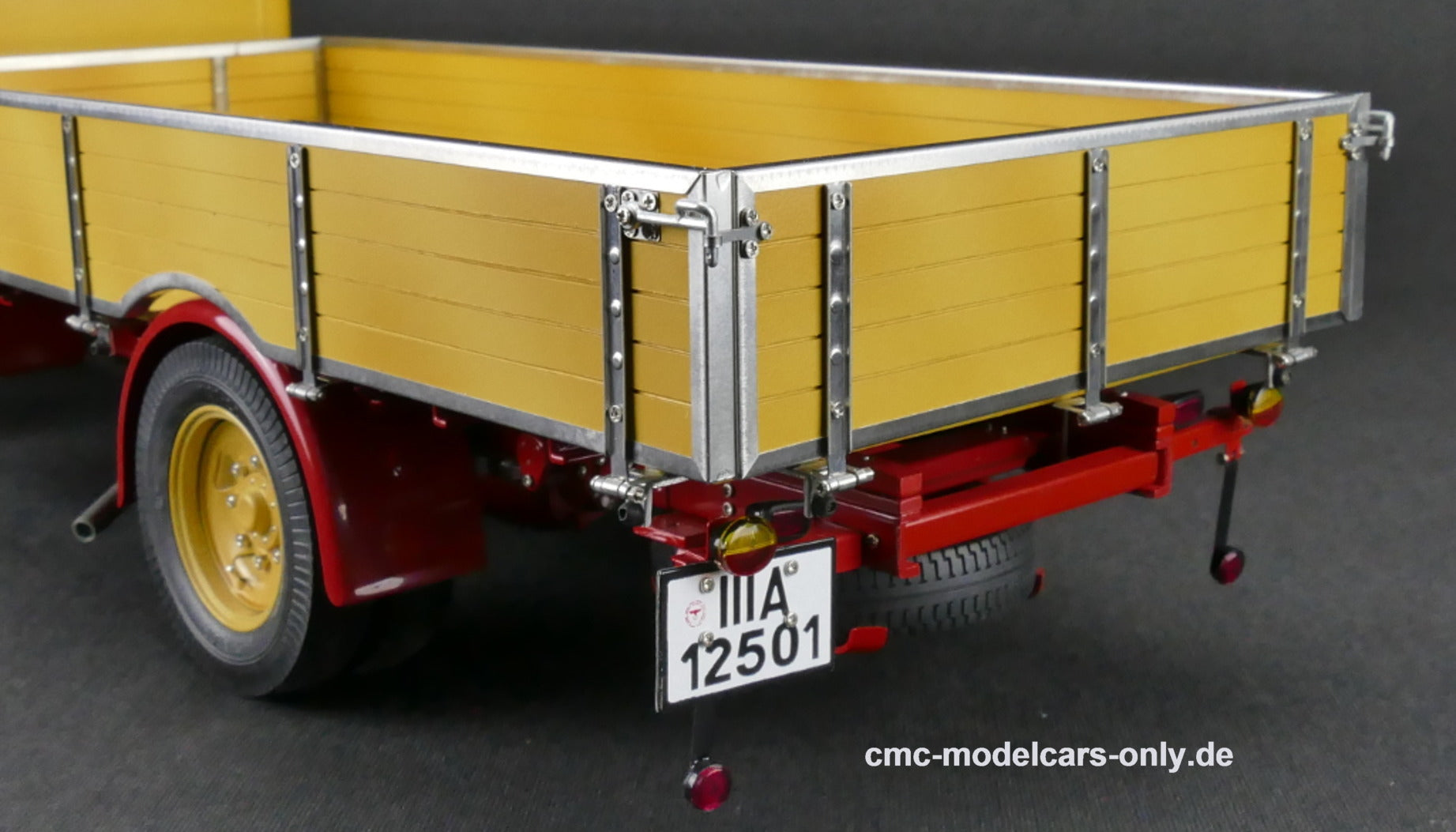 Mercedes-Benz LKW LO 2750 Pritschenwagen gelb rot CMC M-169